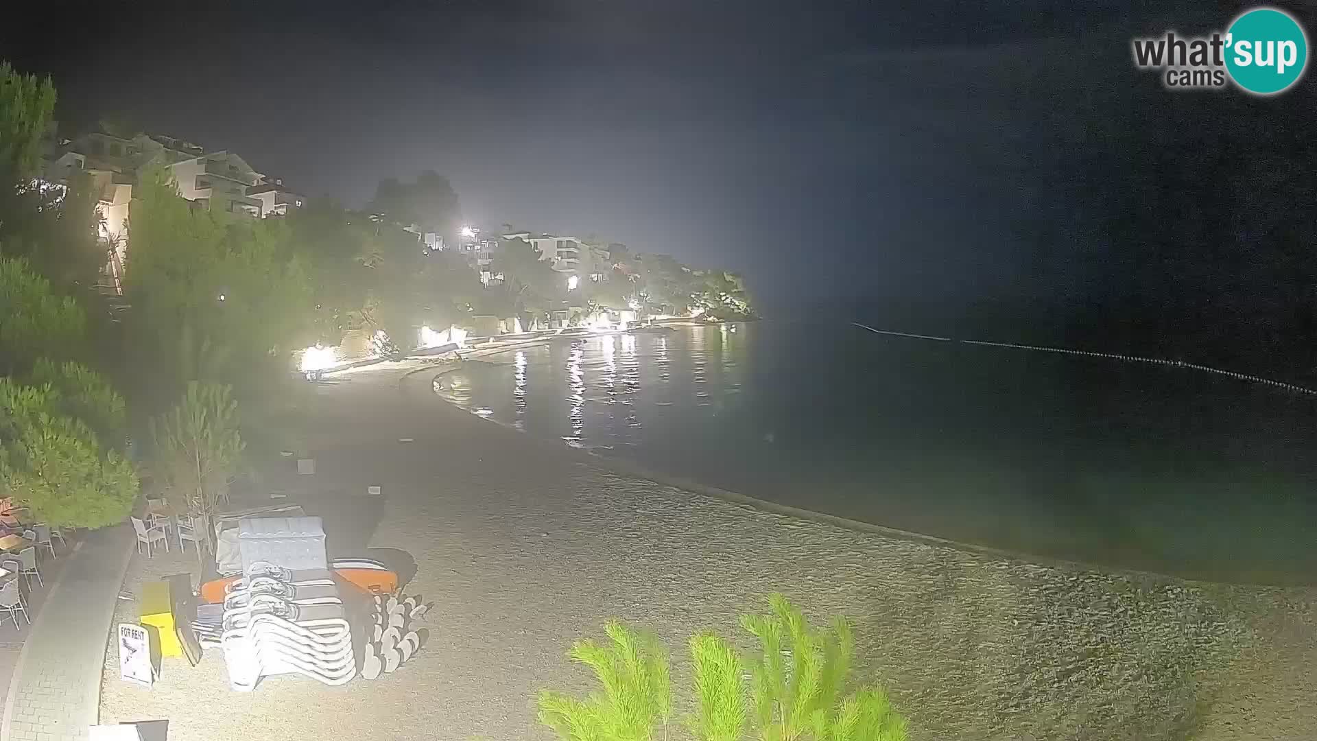 Webcam Lučica Beach Brela – Live View from the Adriatic Coast