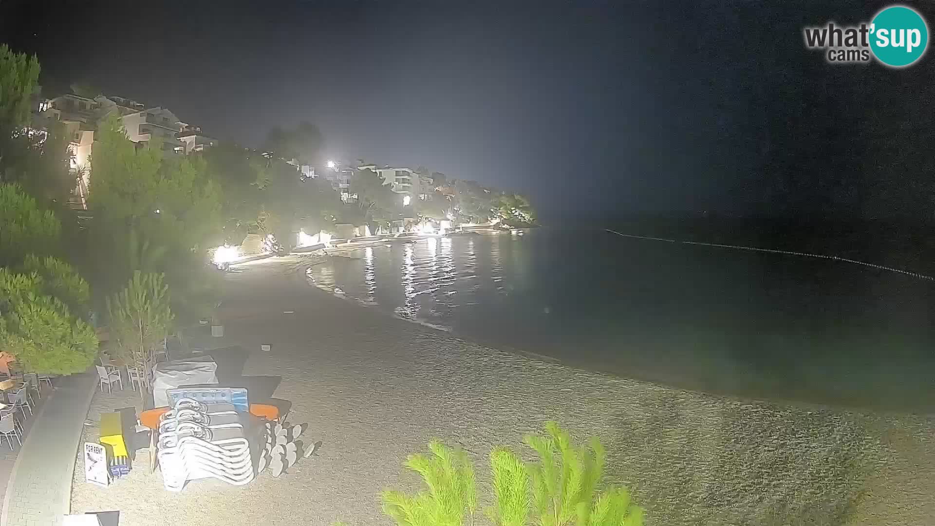 Webcam Lučica Beach Brela – Live View from the Adriatic Coast