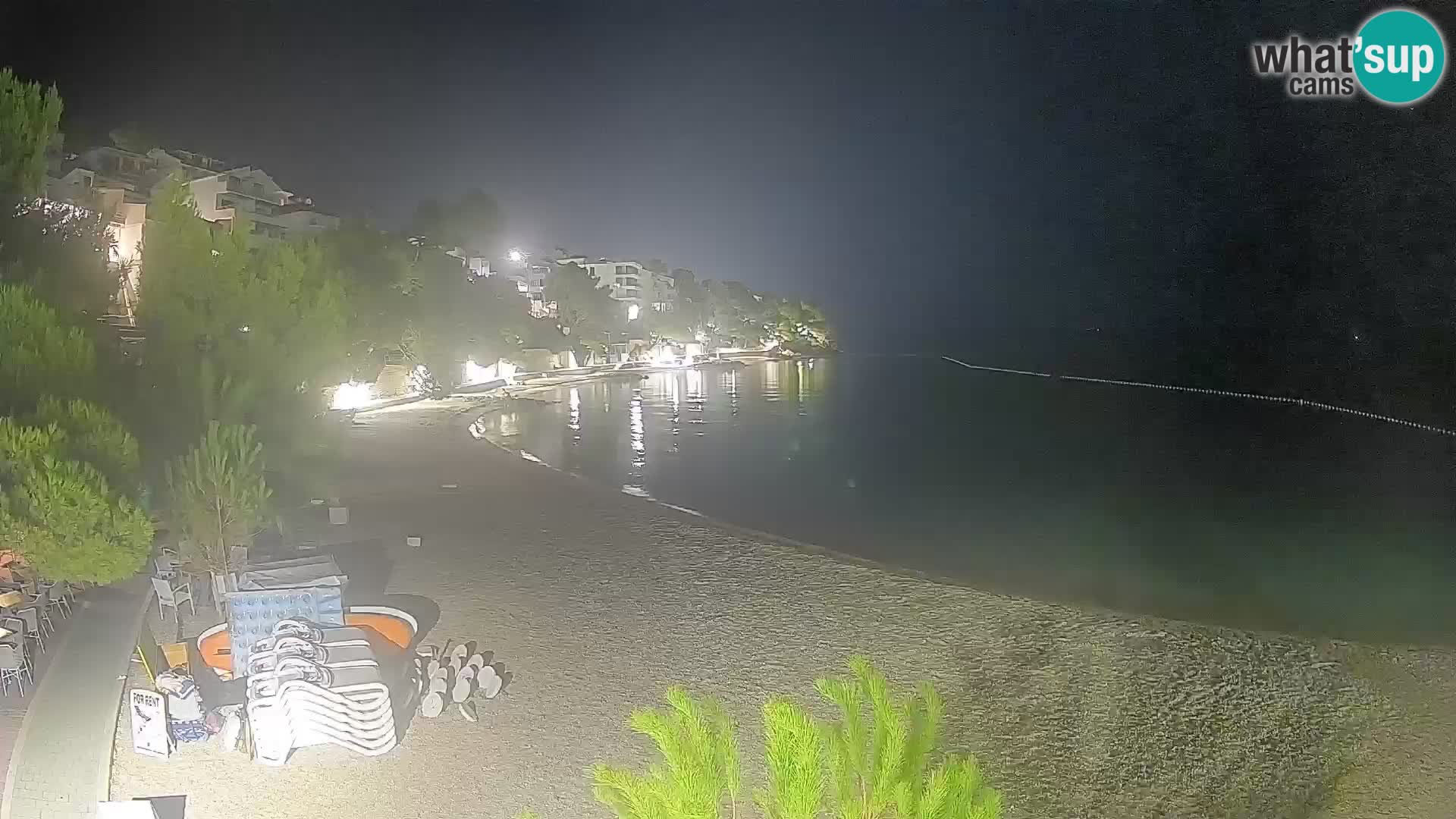 Webcam Lučica Beach Brela – Live View from the Adriatic Coast