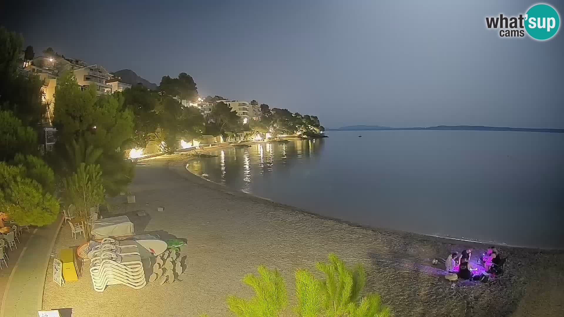 Webcam Lučica Beach Brela – Live View from the Adriatic Coast