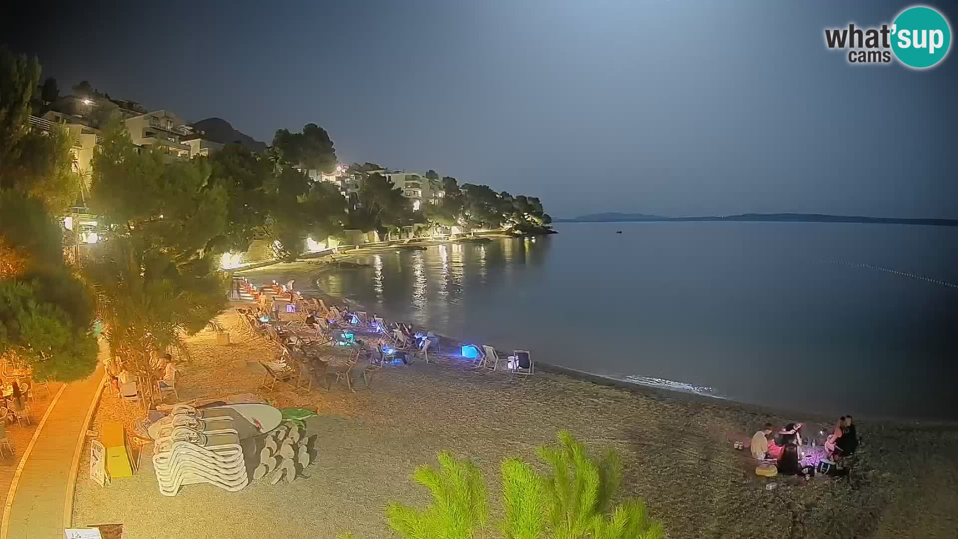 Webcam Lučica Beach Brela – Live View from the Adriatic Coast