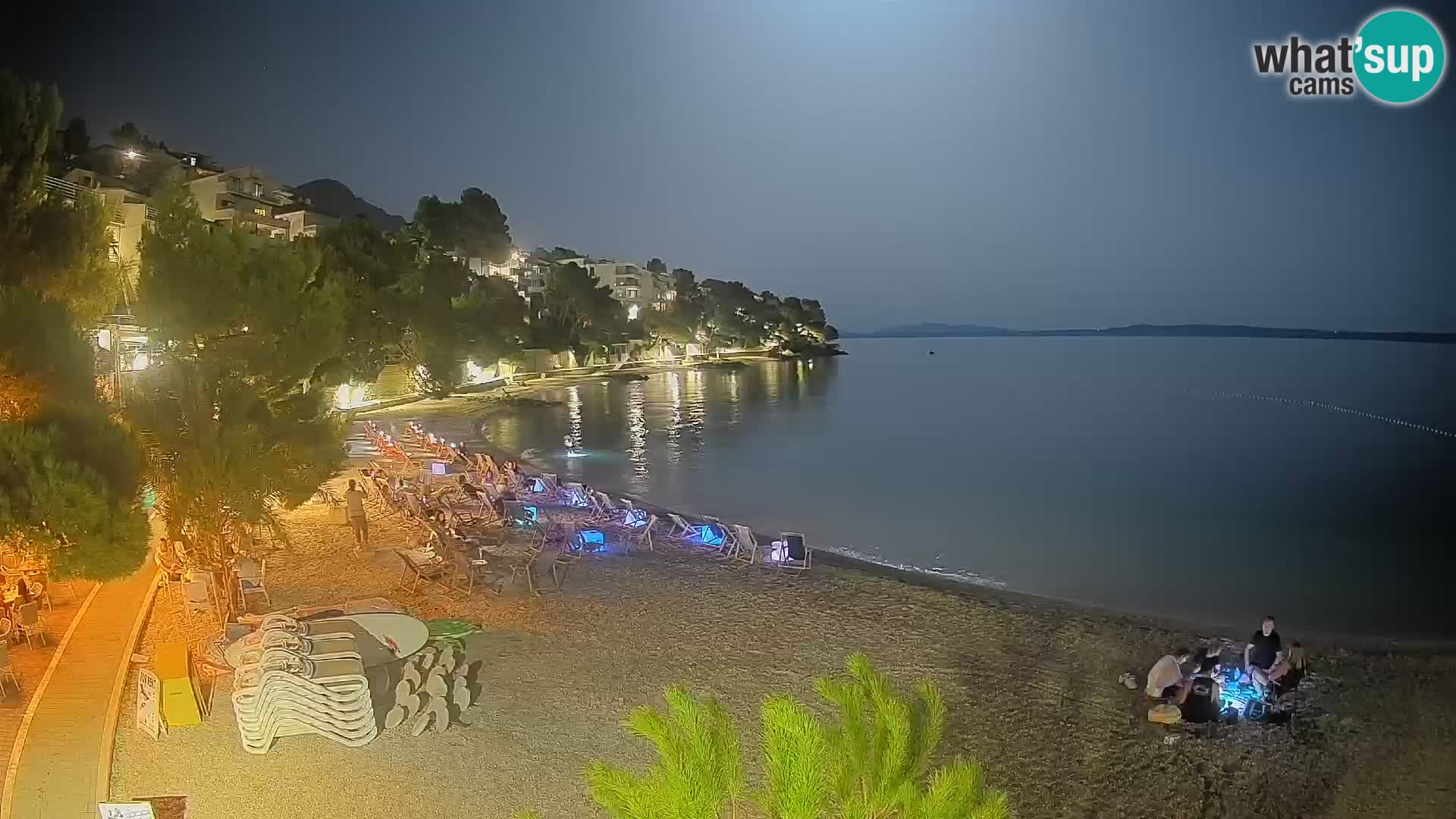 Webcam Lučica Beach Brela – Live View from the Adriatic Coast