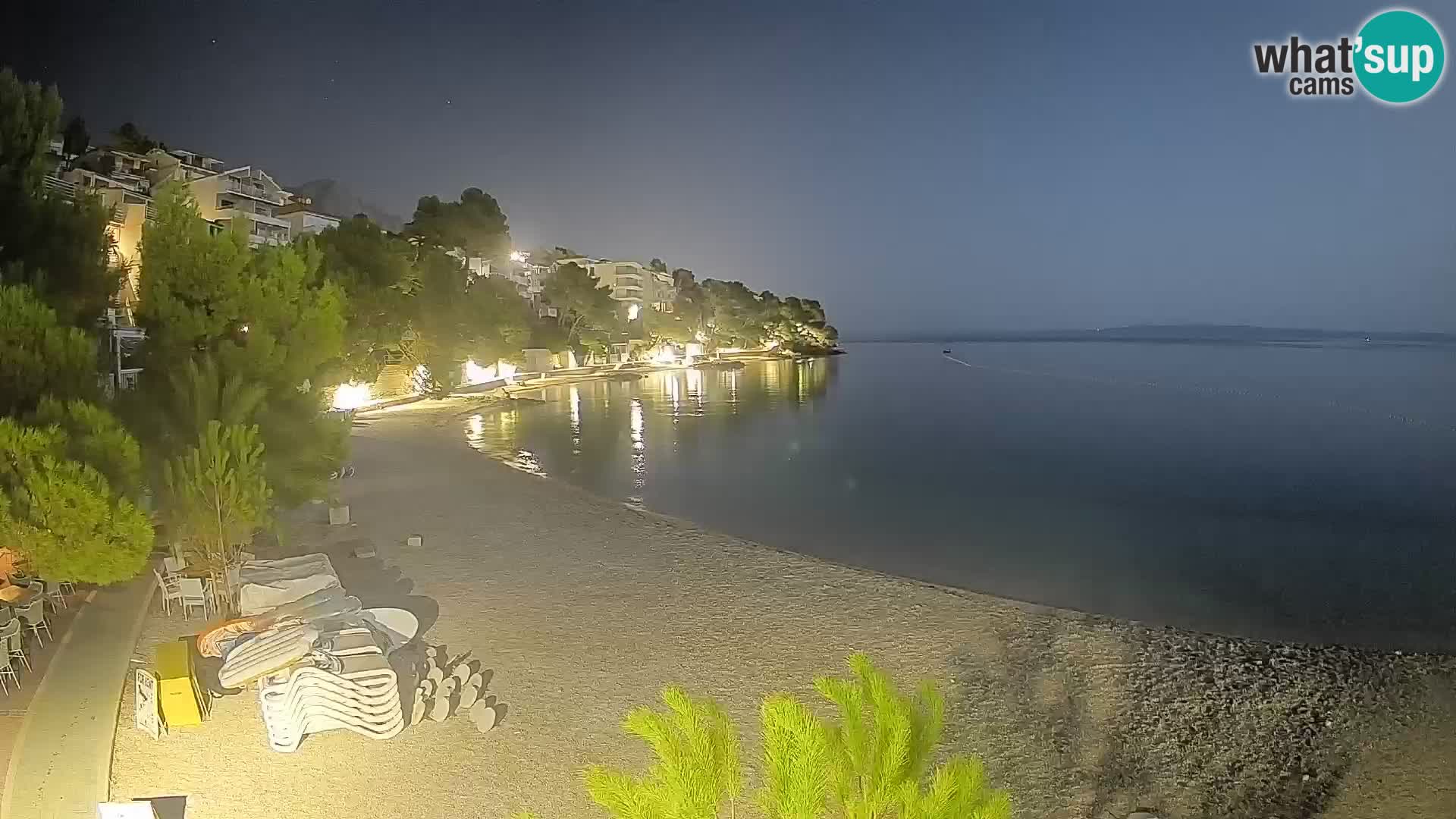 Webcam Lučica Beach Brela – Live View from the Adriatic Coast