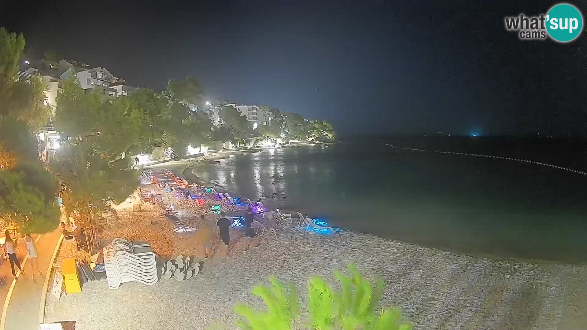 Webcam Lučica Beach Brela – Live View from the Adriatic Coast