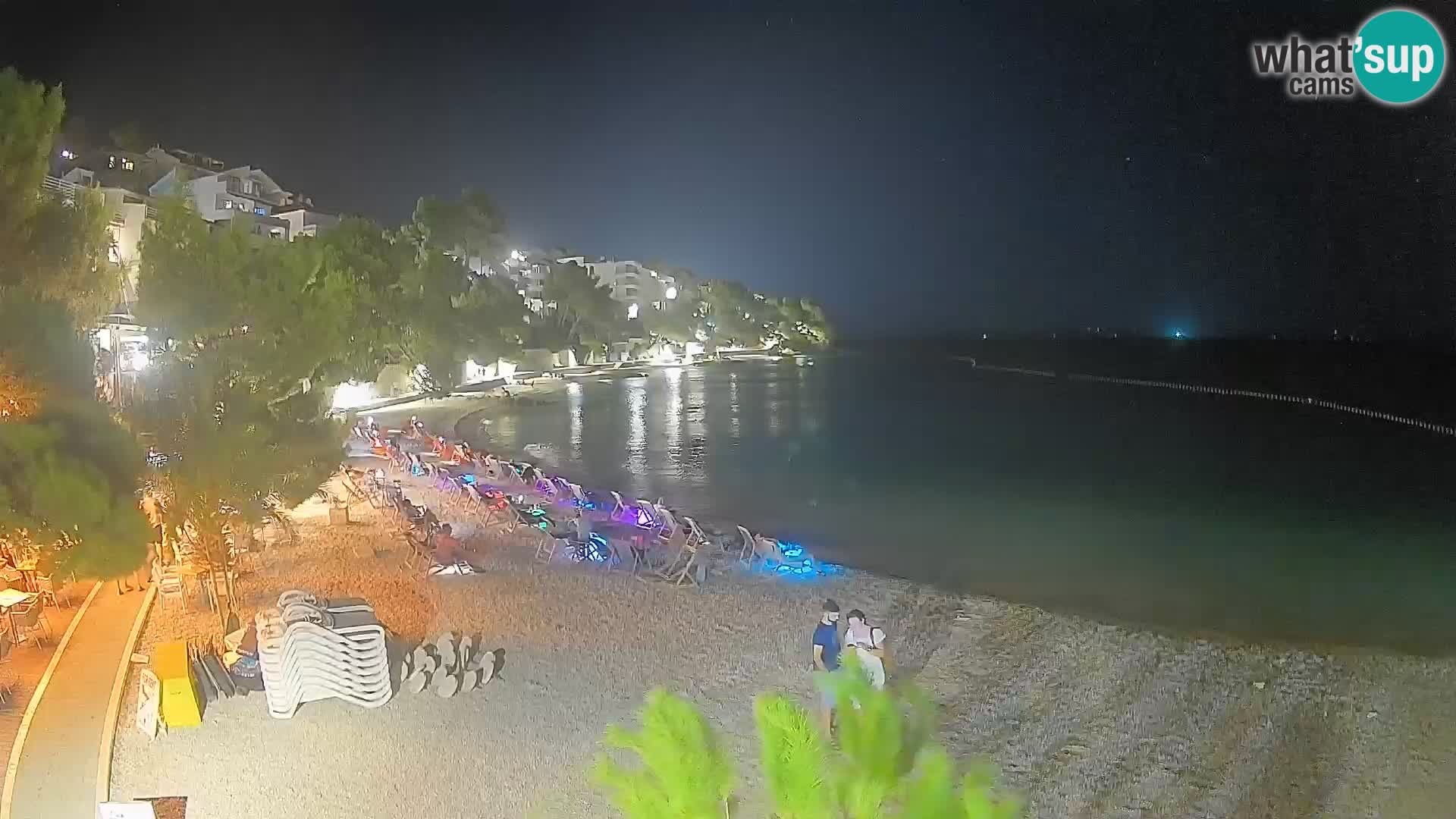 Webcam Lučica Beach Brela – Live View from the Adriatic Coast