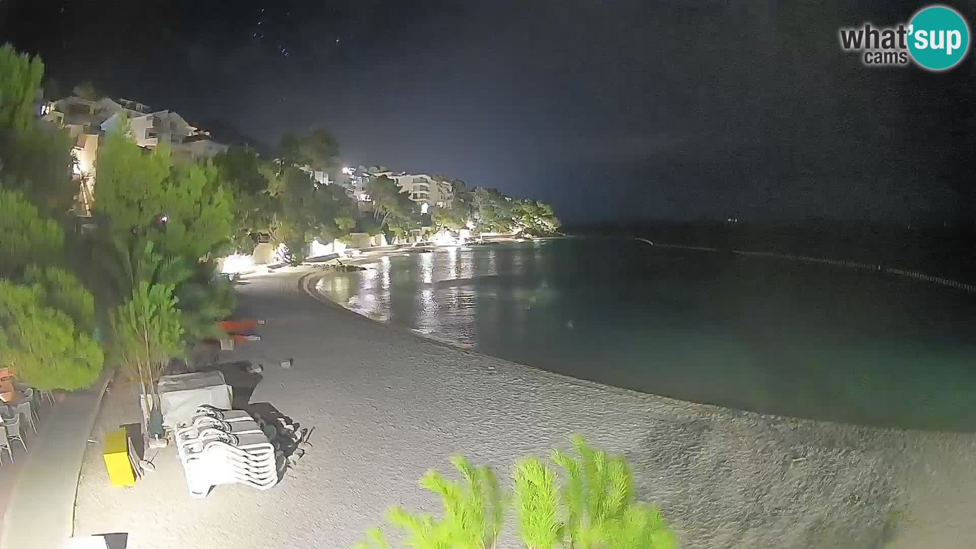 Webcam Lučica Beach Brela – Live View from the Adriatic Coast
