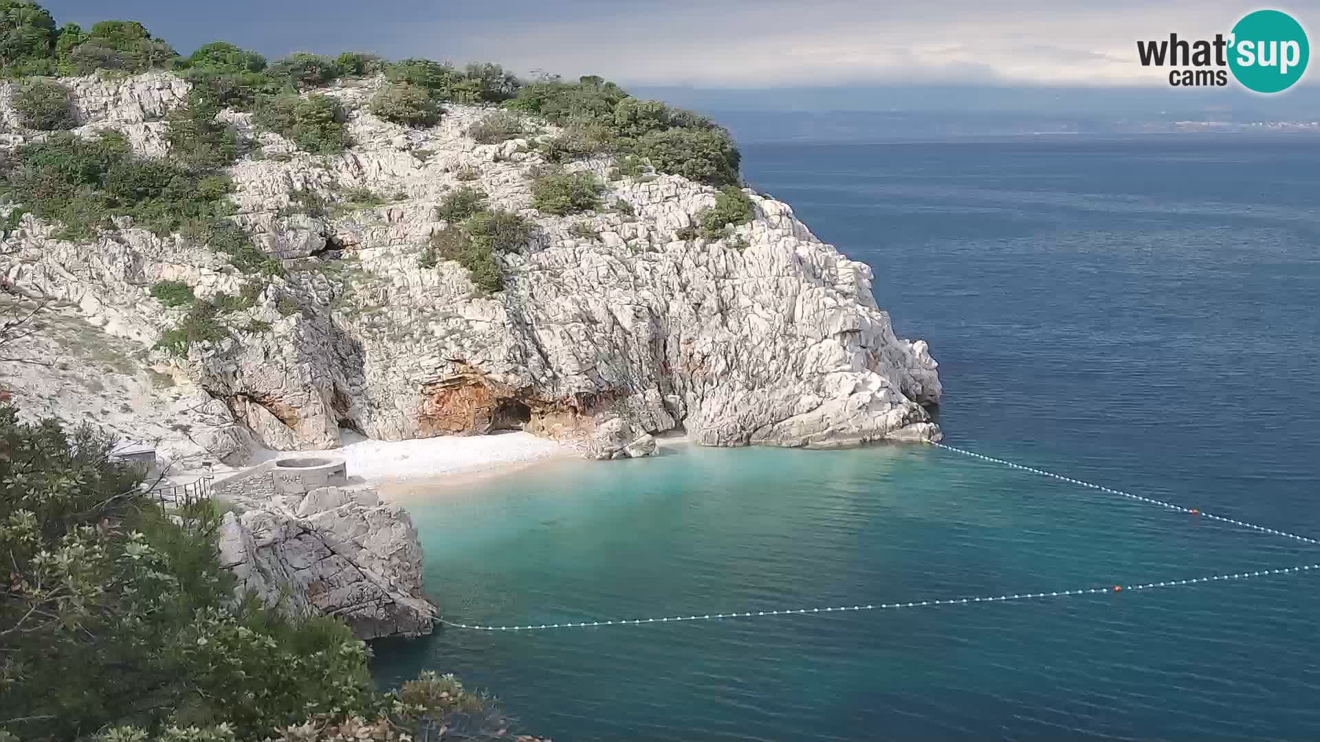 Webcam Brseč beach – Mošćenička Draga – Croatia