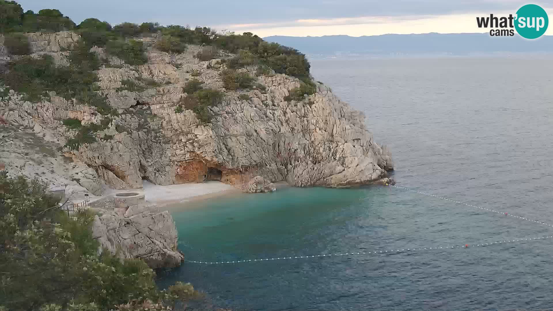 Web kamera plaže Brseč – Mošćenička Draga – Hrvatska
