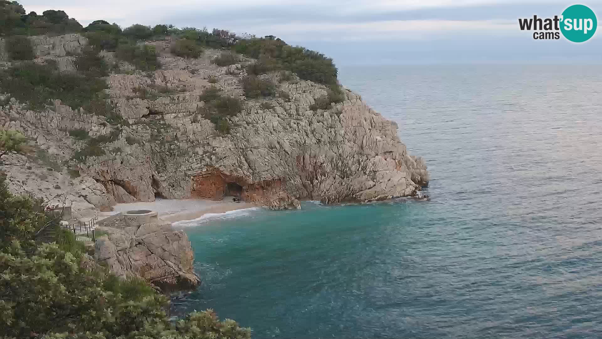 Web kamera plaže Brseč – Mošćenička Draga – Hrvatska