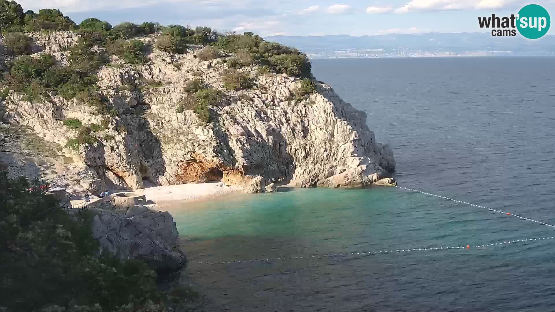 Webcam Brseč Strand – Mošćenička Draga – Kroatien