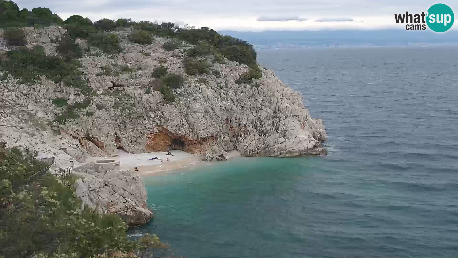 Webcam Brseč Strand – Mošćenička Draga – Kroatien