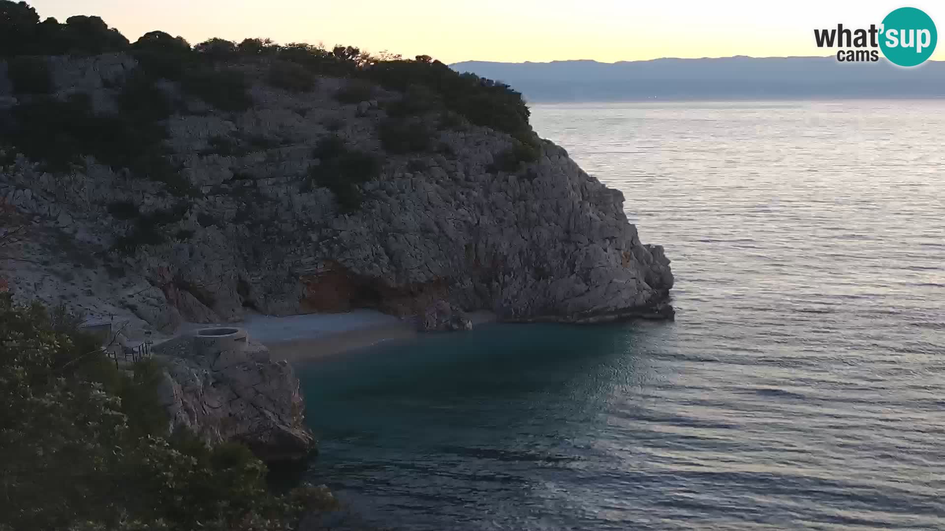 Webcam Brseč beach – Mošćenička Draga – Croatia