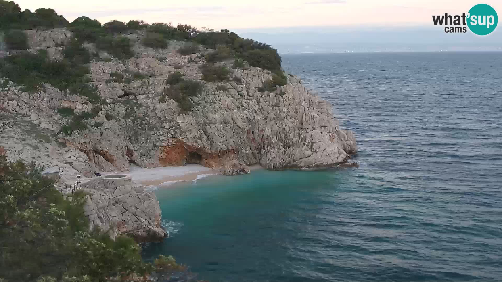 Webcam Brseč beach – Mošćenička Draga – Croatia
