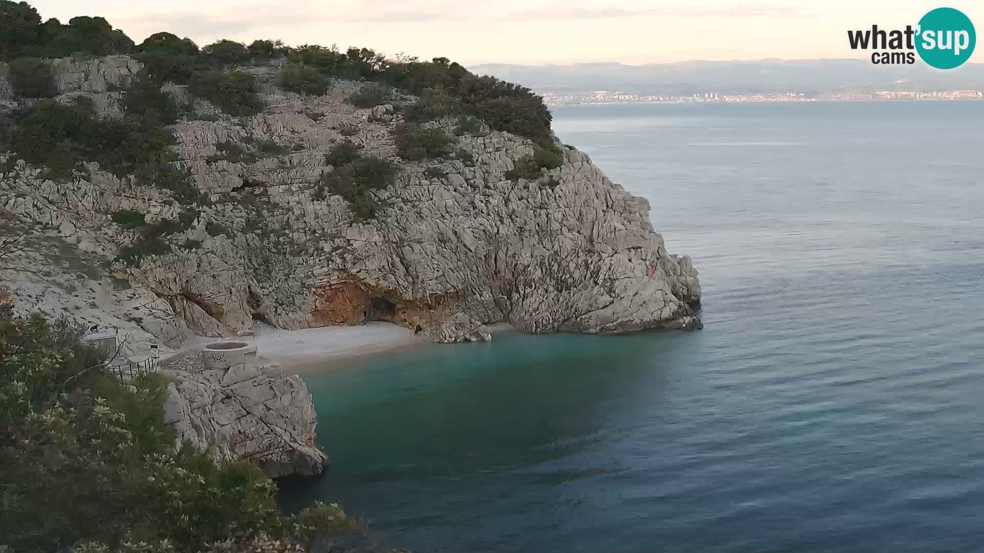 Webcam Bersezio spiaggia – Draga di Moschiena – Croazia