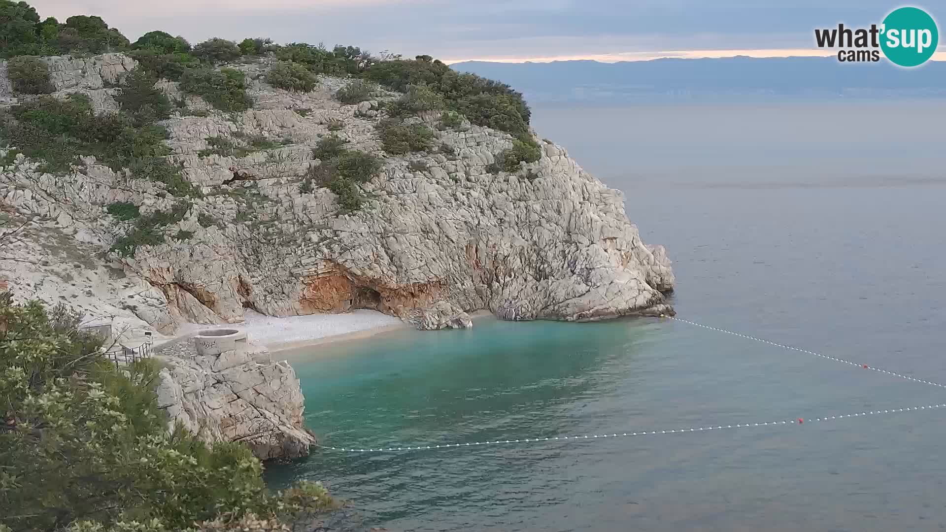 Webcam Bersezio spiaggia – Draga di Moschiena – Croazia