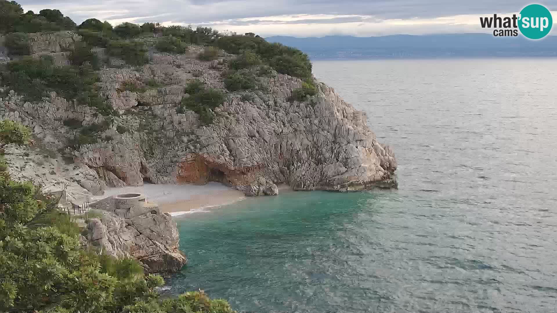 Webcam Bersezio spiaggia – Draga di Moschiena – Croazia