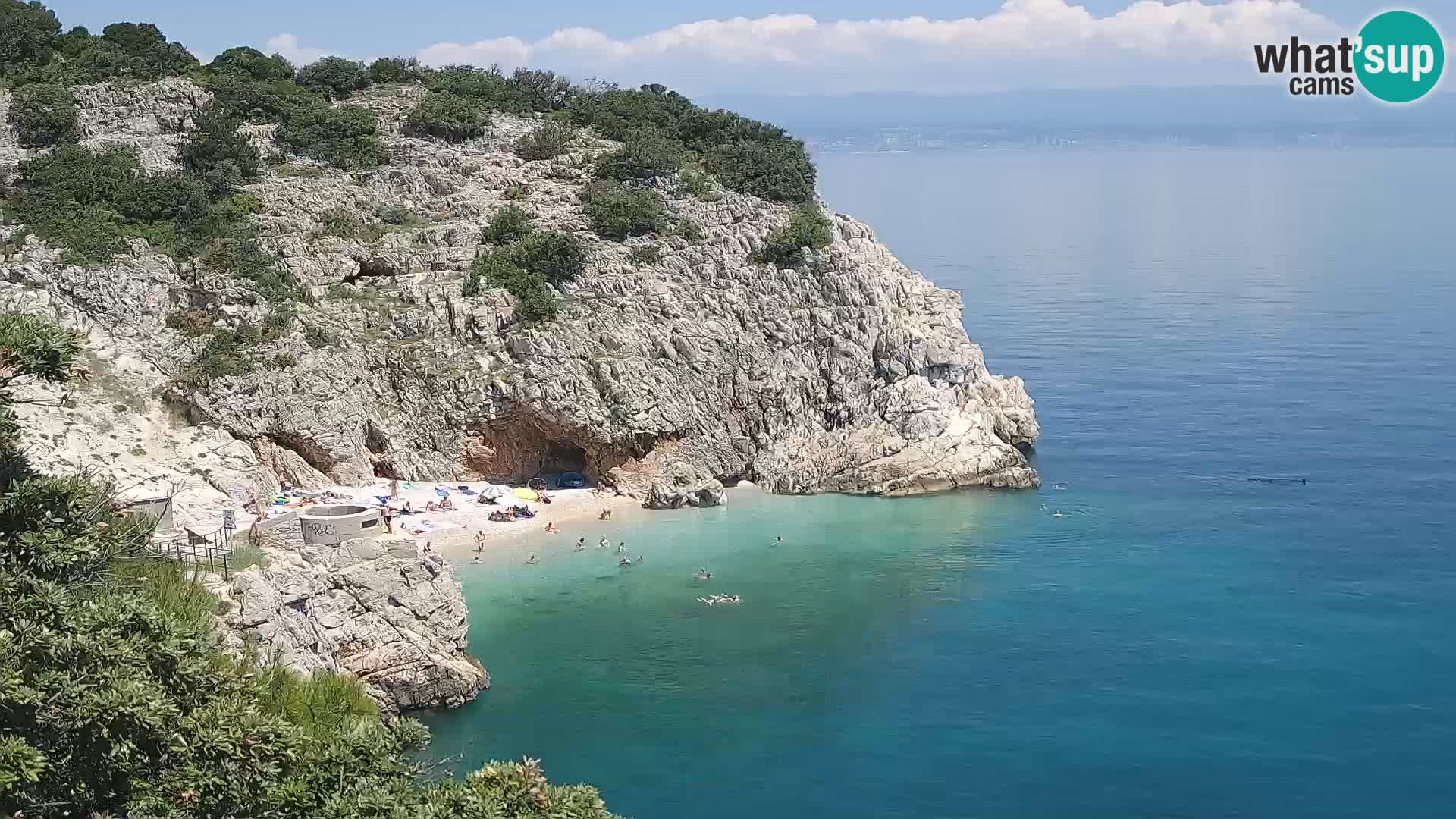 Webcam Brseč Strand – Mošćenička Draga – Kroatien