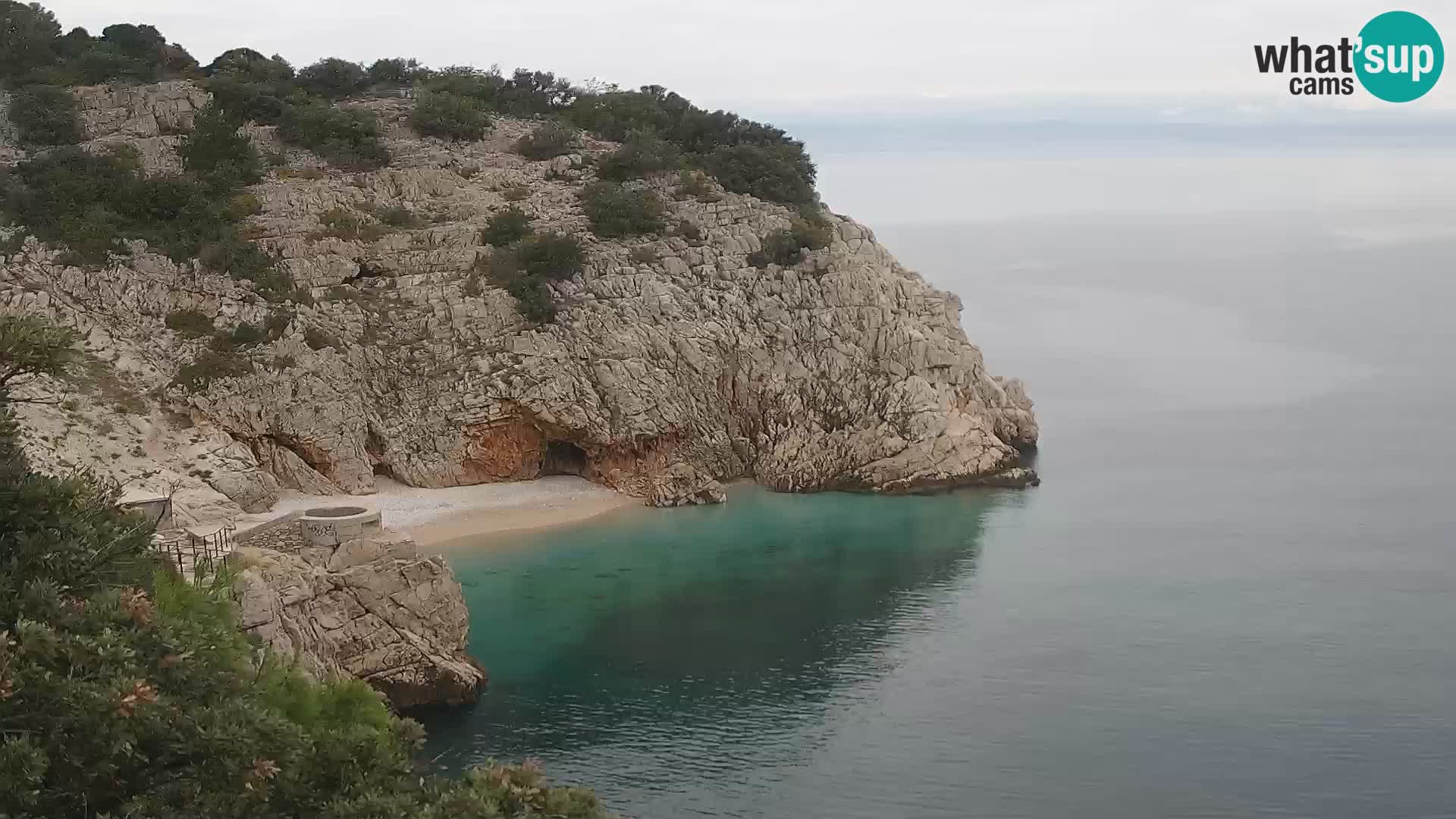 Webcam Brseč Strand – Mošćenička Draga – Kroatien