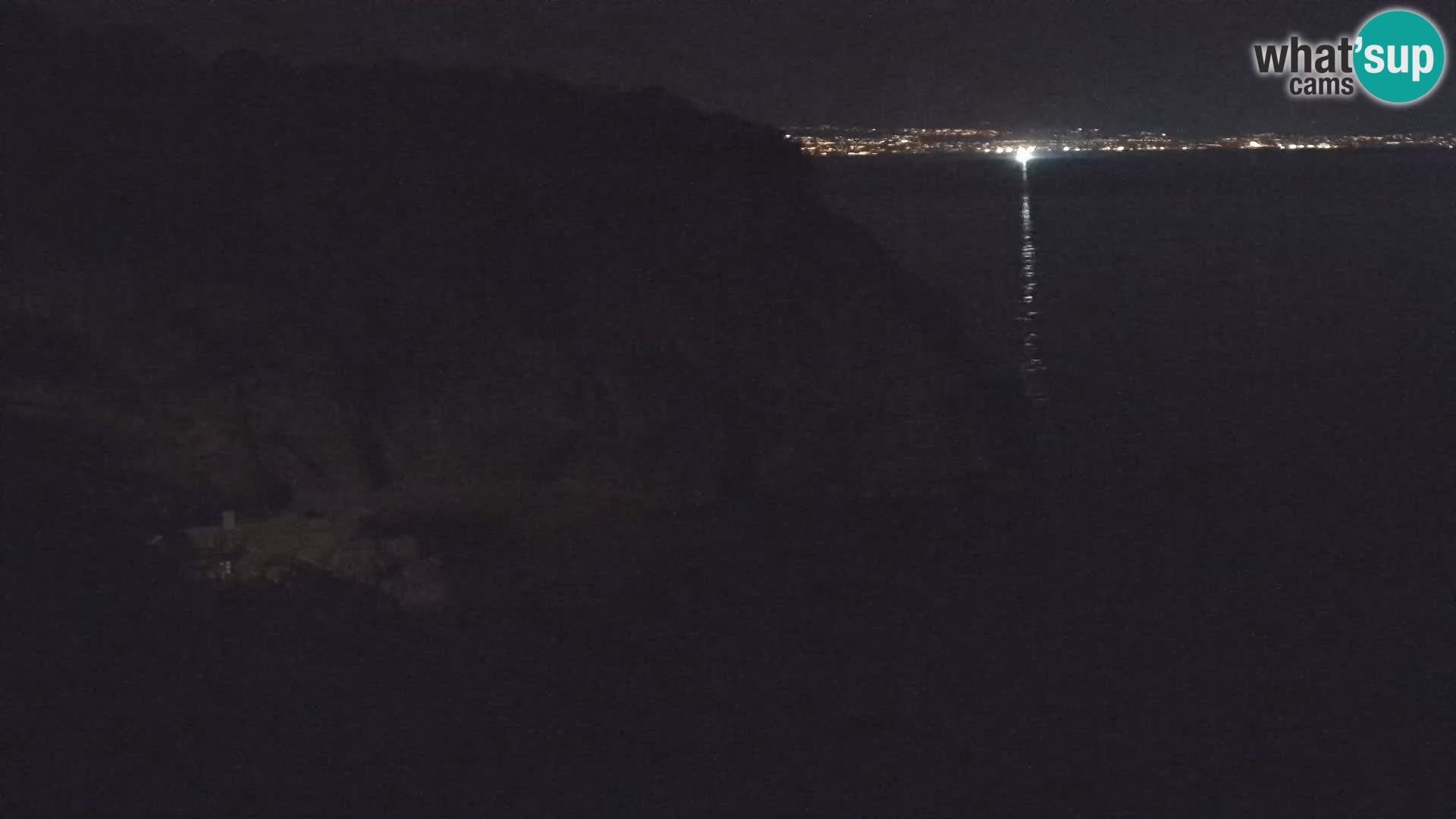 Webcam plage Brseč à Mošćenička Draga, Croatie