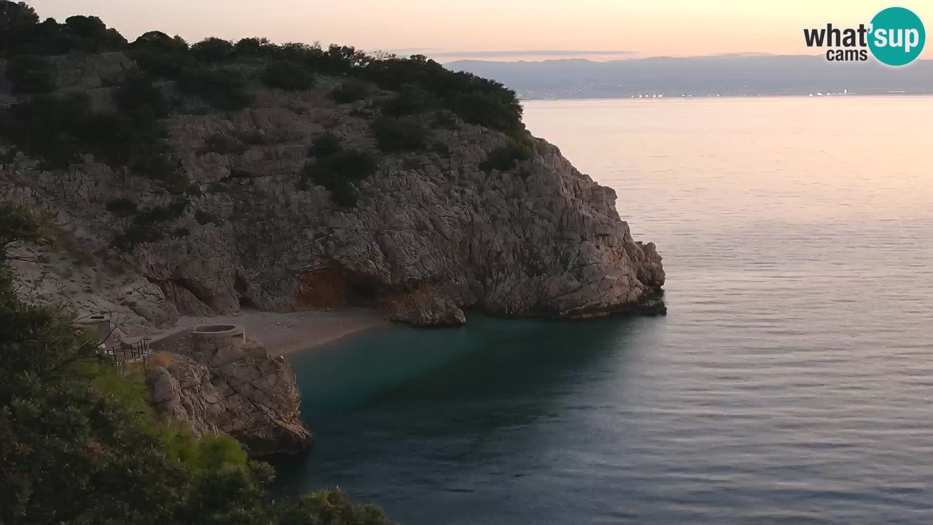 Webcam Brseč Strand – Mošćenička Draga – Kroatien