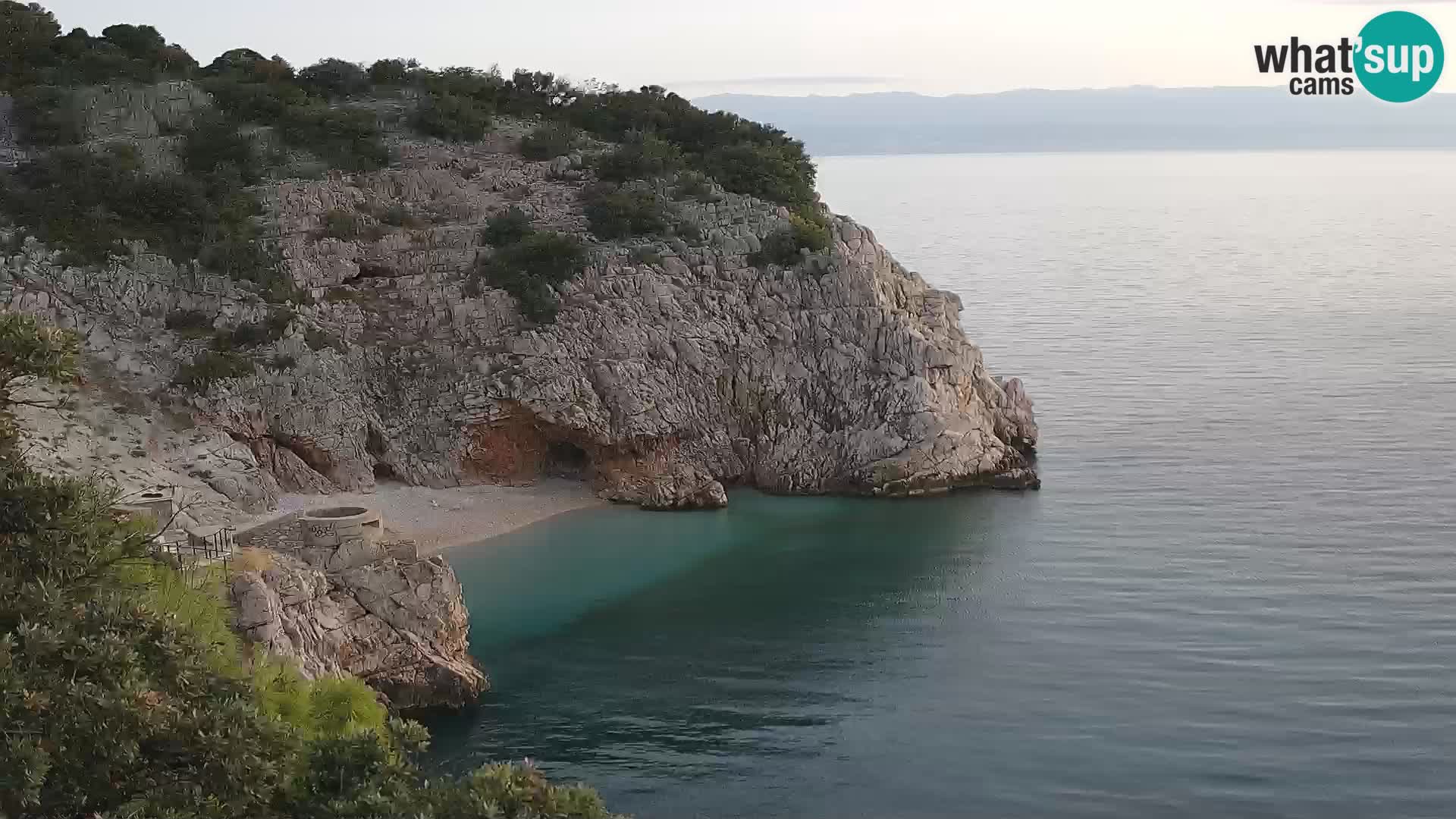 Webcam Bersezio spiaggia – Draga di Moschiena – Croazia