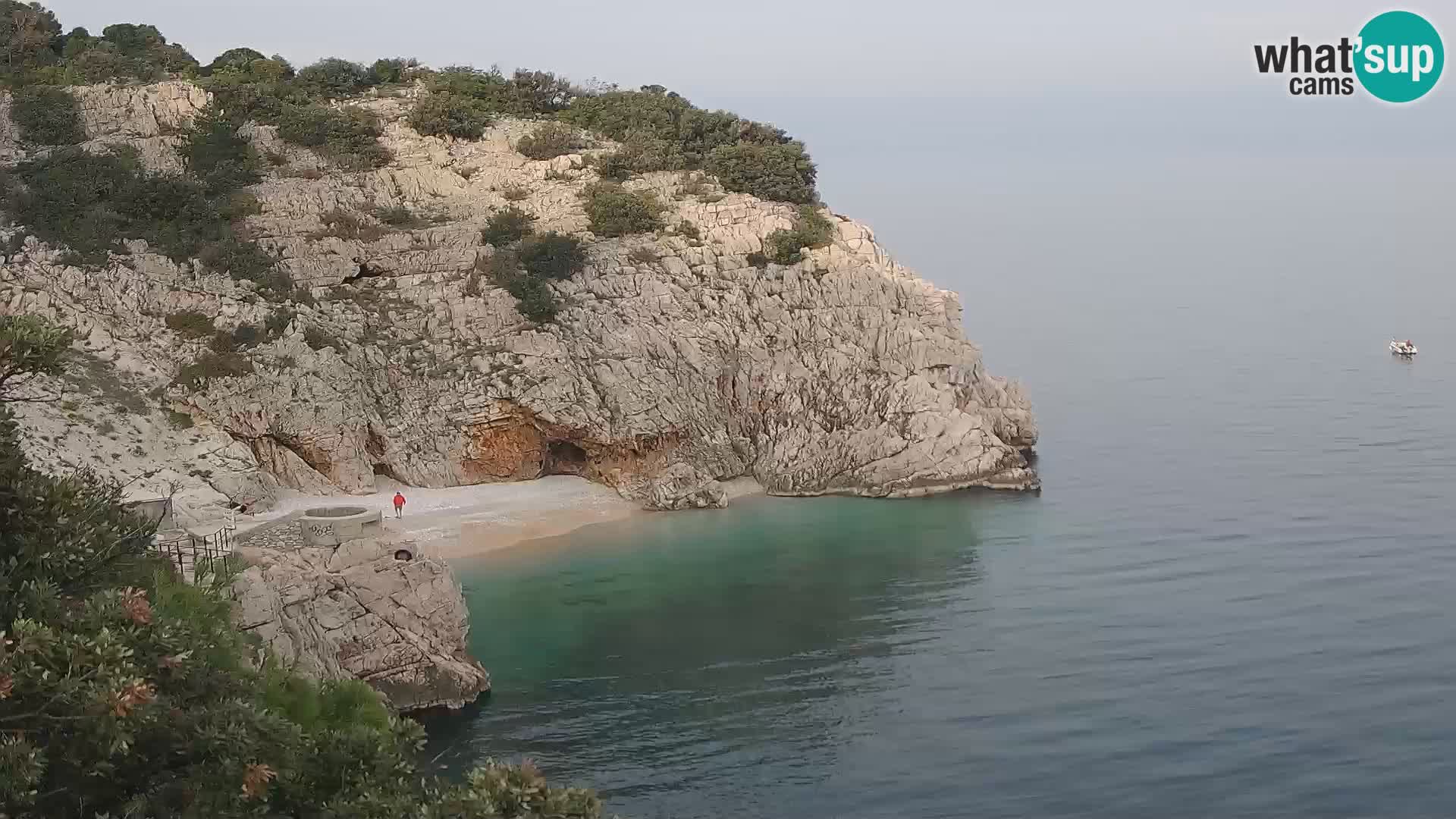 Webcam Brseč beach – Mošćenička Draga – Croatia