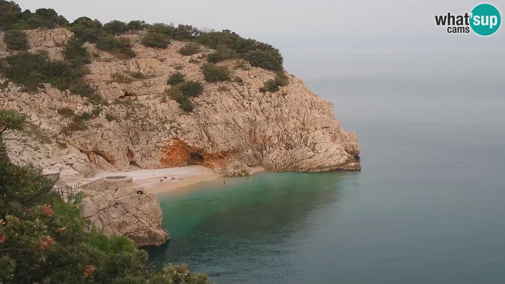 Webcam Brseč beach – Mošćenička Draga – Croatia