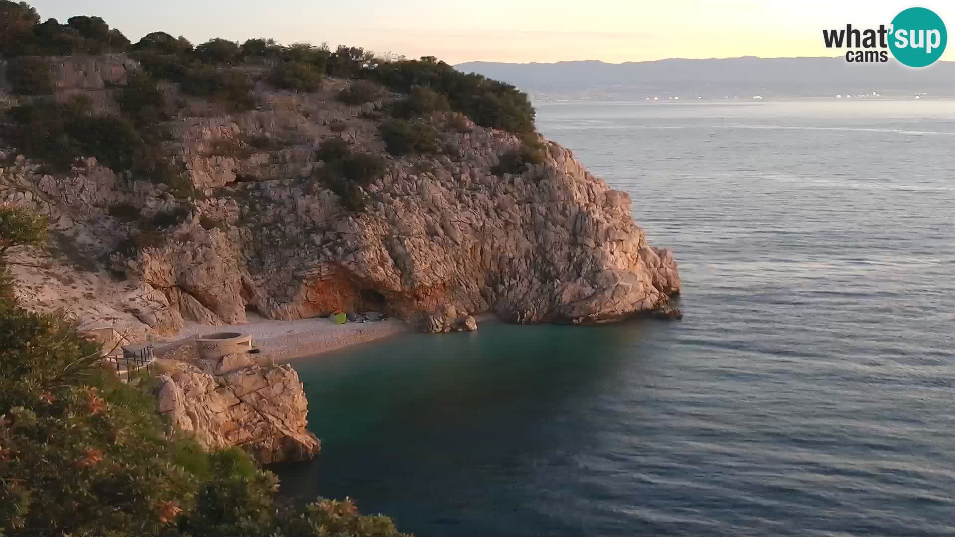 Webcam Brseč beach – Mošćenička Draga – Croatia