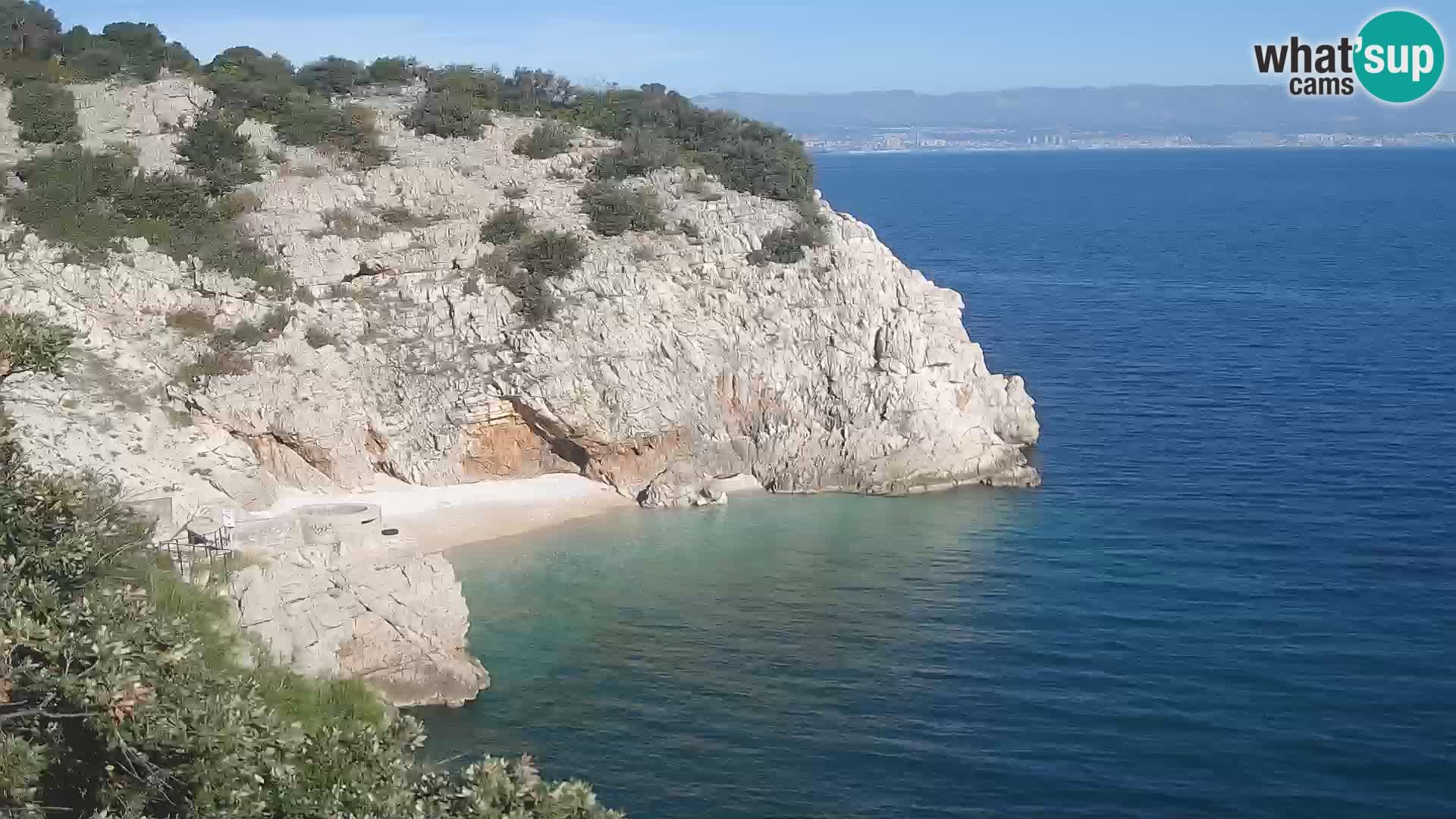 Webcam Bersezio spiaggia – Draga di Moschiena – Croazia