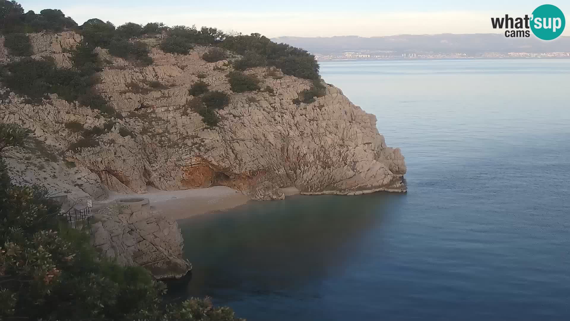 Webcam Brseč Strand – Mošćenička Draga – Kroatien