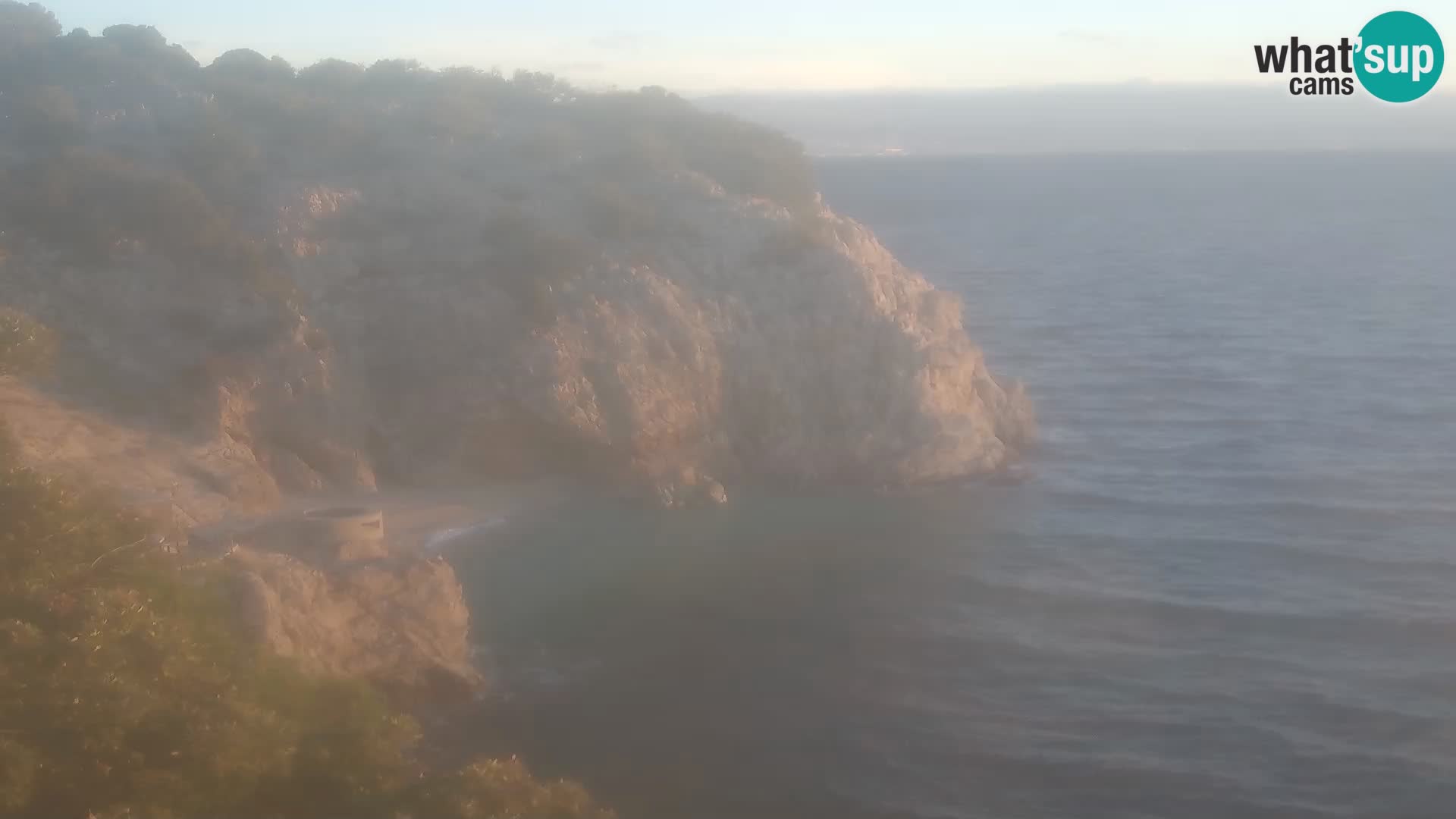 Cámara web de la playa de Brseč en Mošćenička Draga, Croacia