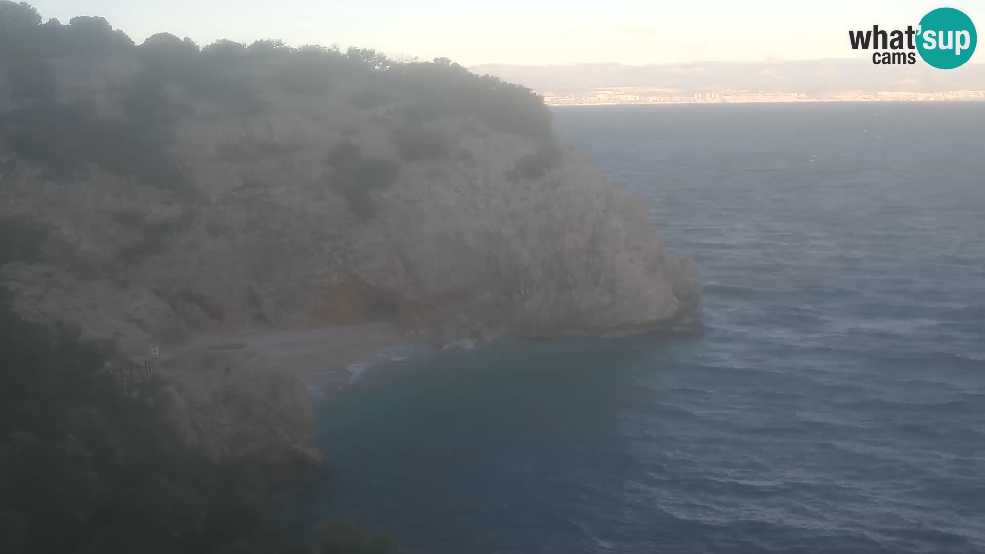 Webcam Bersezio spiaggia – Draga di Moschiena – Croazia