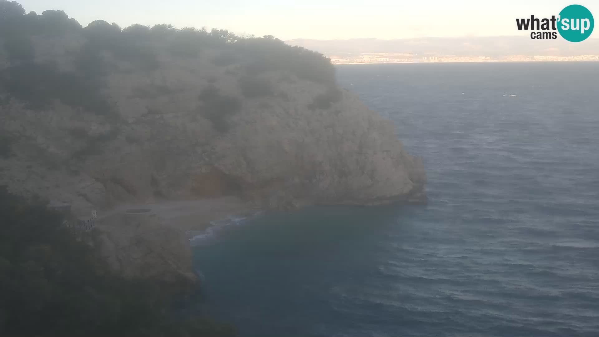 Webcam Bersezio spiaggia – Draga di Moschiena – Croazia