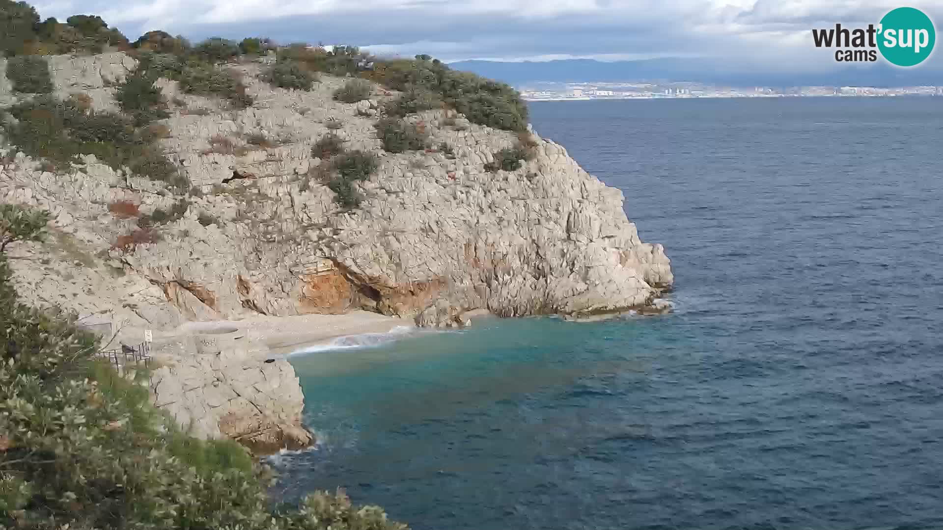 Webcam Brseč Strand – Mošćenička Draga – Kroatien