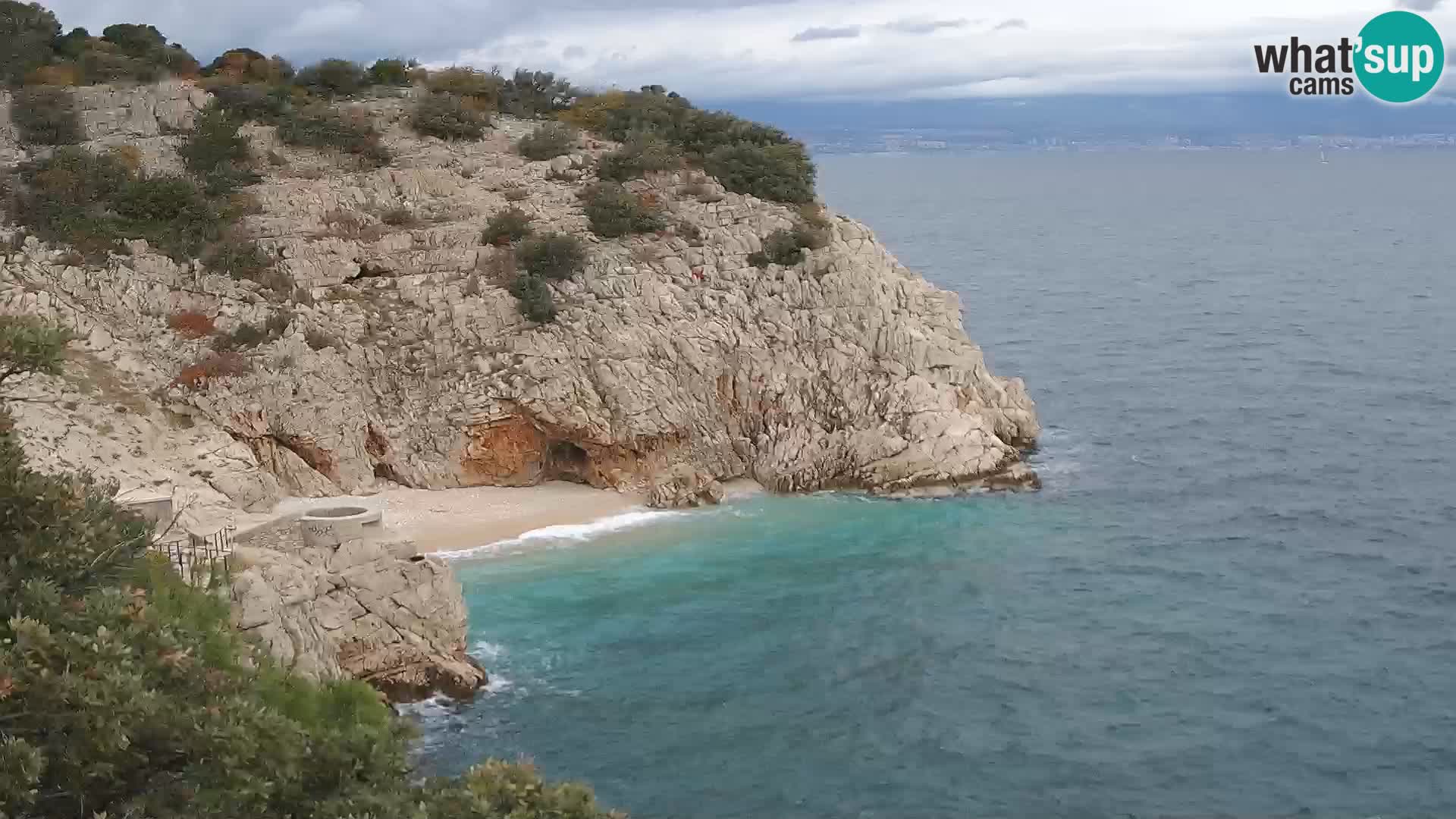 Webcam Brseč Strand – Mošćenička Draga – Kroatien