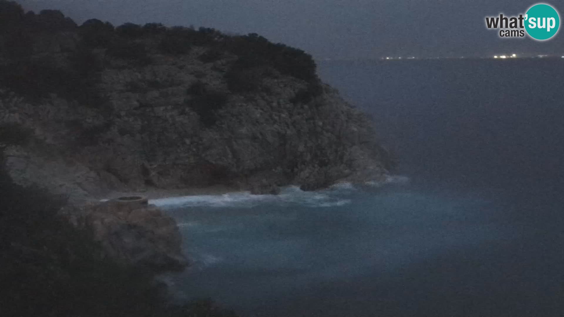 Cámara web de la playa de Brseč en Mošćenička Draga, Croacia