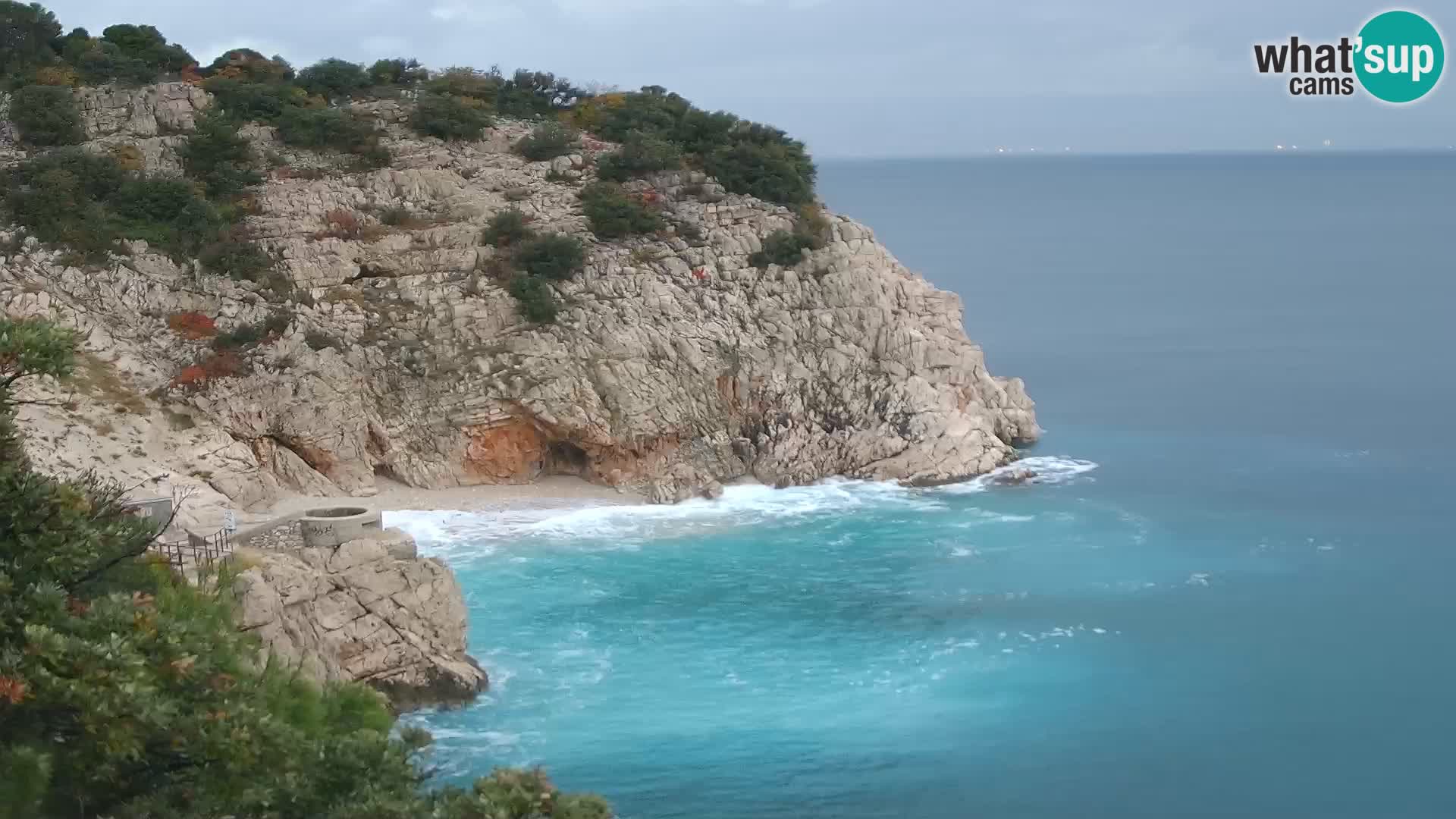 Web kamera plaže Brseč – Mošćenička Draga – Hrvatska