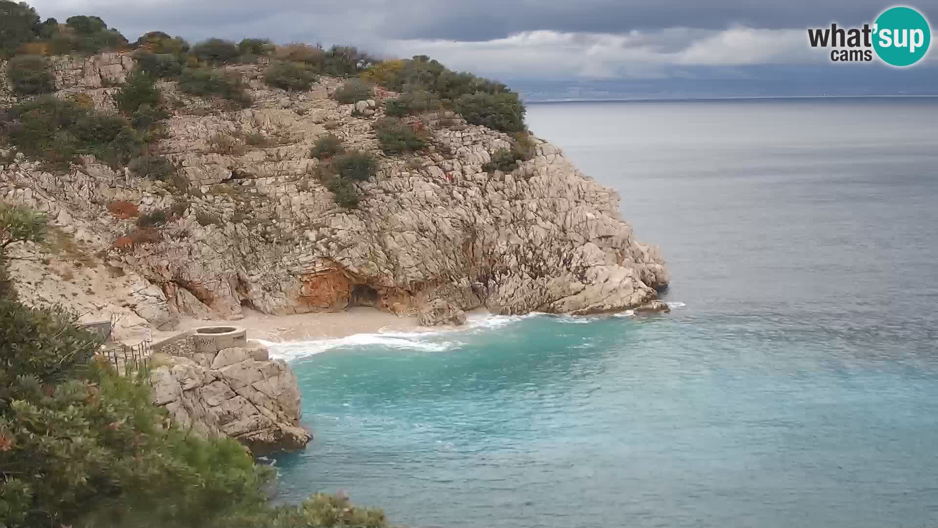 Webcam Bersezio spiaggia – Draga di Moschiena – Croazia