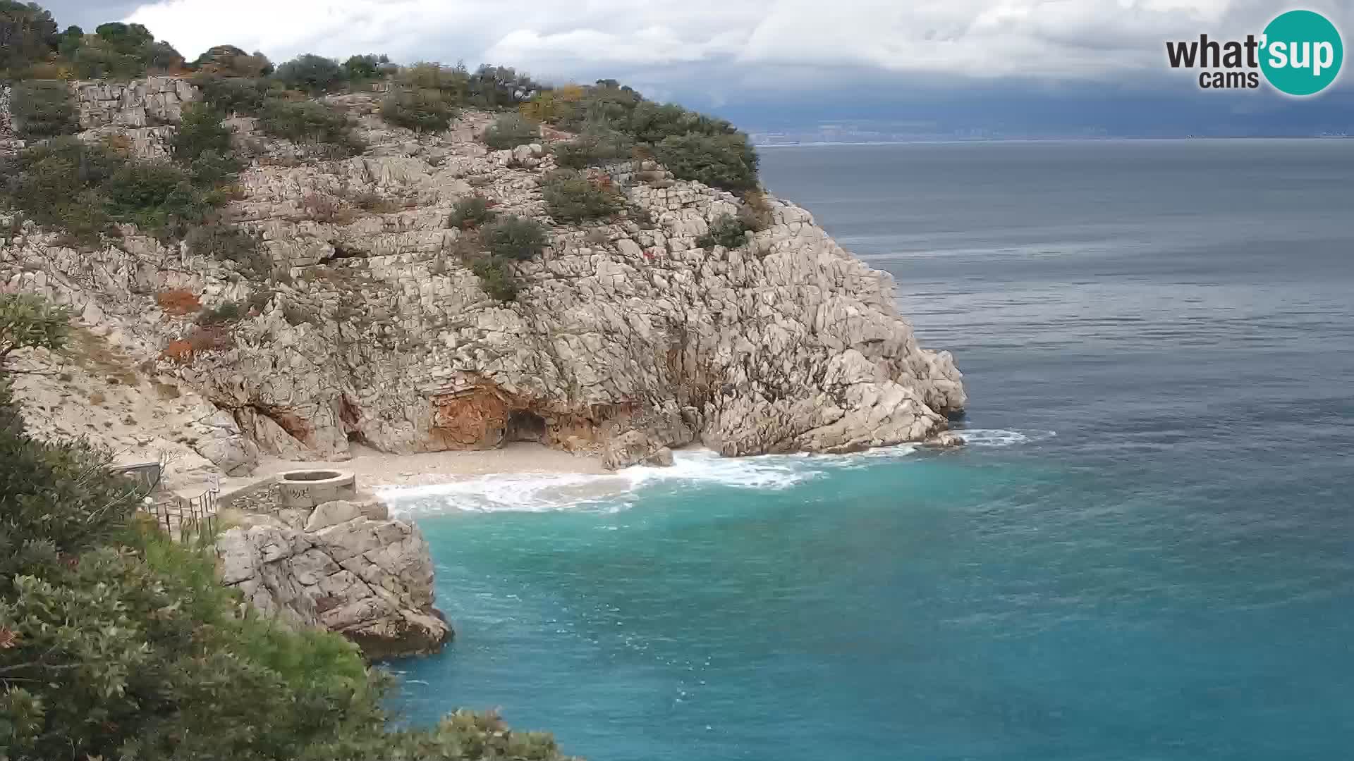 Webcam Brseč Strand – Mošćenička Draga – Kroatien