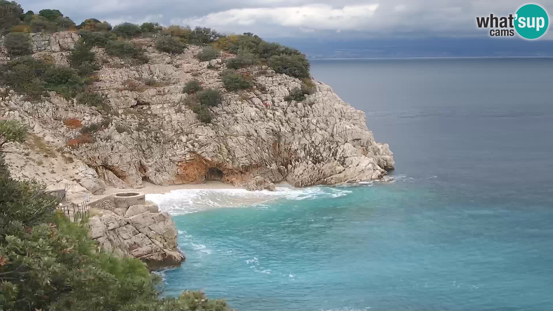 Webcam Bersezio spiaggia – Draga di Moschiena – Croazia