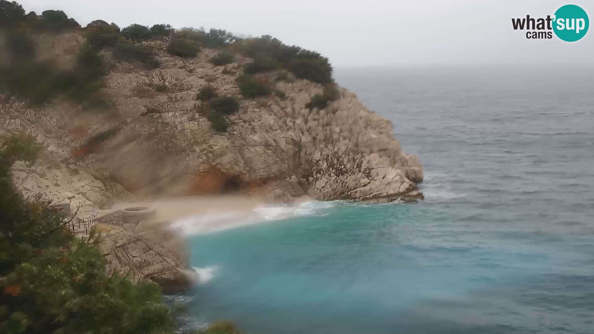 Webcam Brseč Strand – Mošćenička Draga – Kroatien