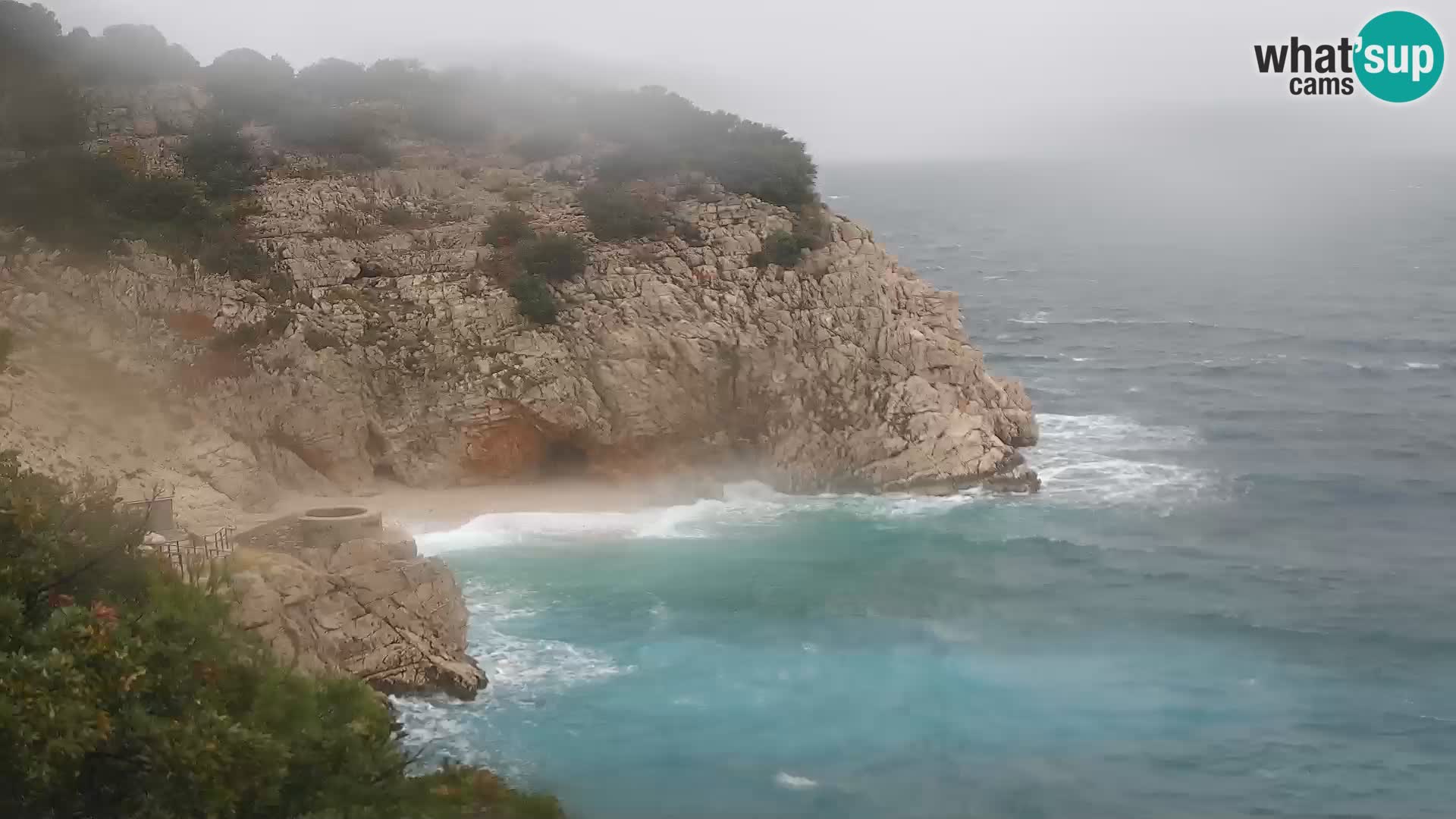 Webcam Brseč Strand – Mošćenička Draga – Kroatien