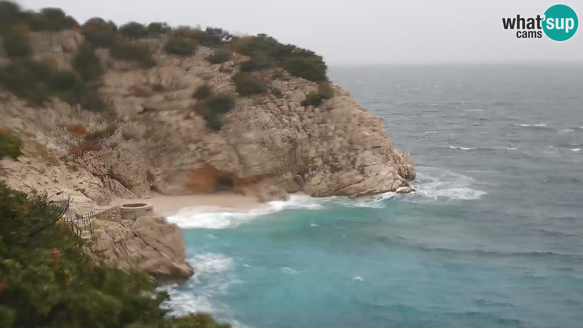 Web kamera plaže Brseč – Mošćenička Draga – Hrvatska