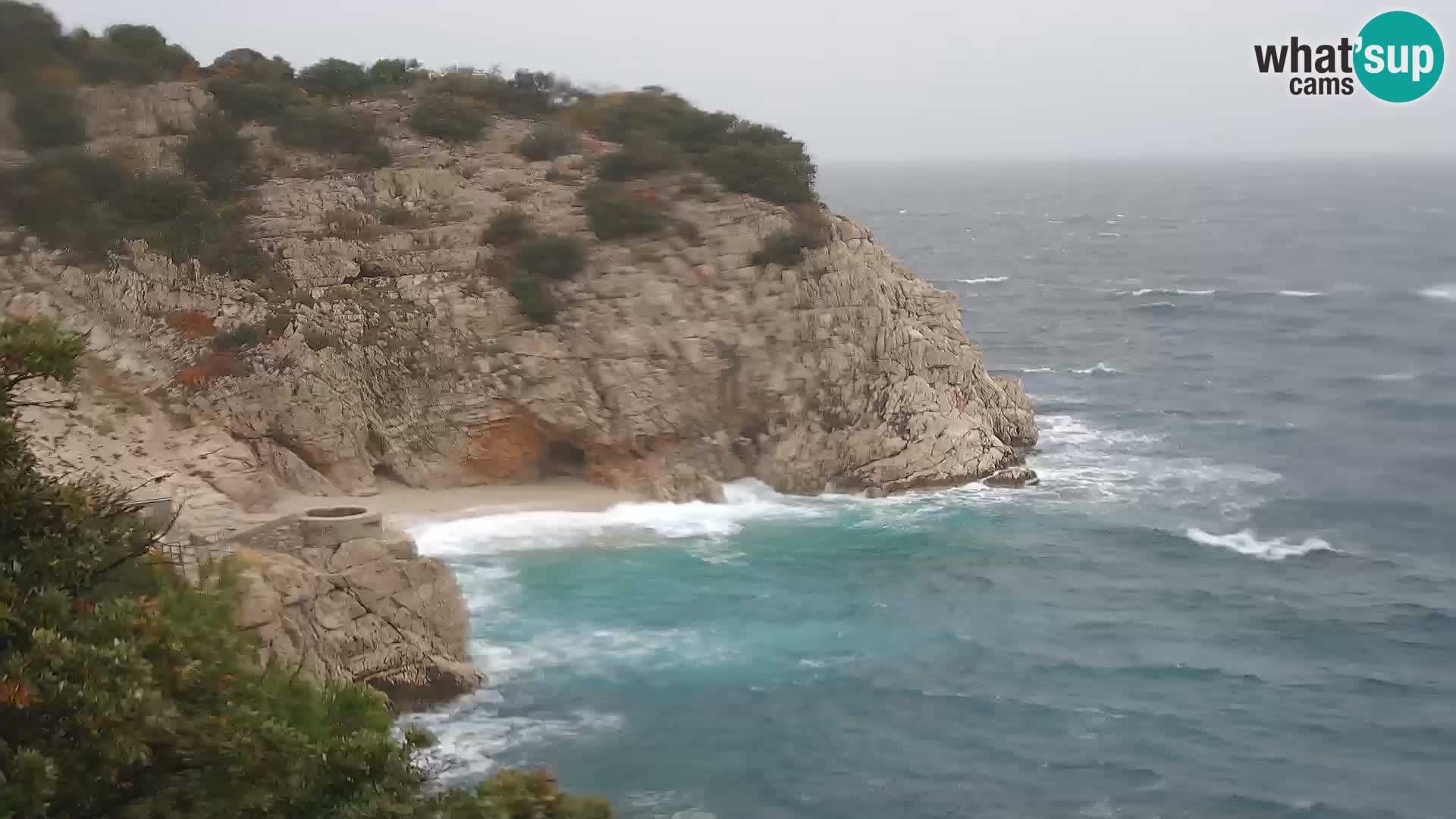 Web kamera plaže Brseč – Mošćenička Draga – Hrvatska