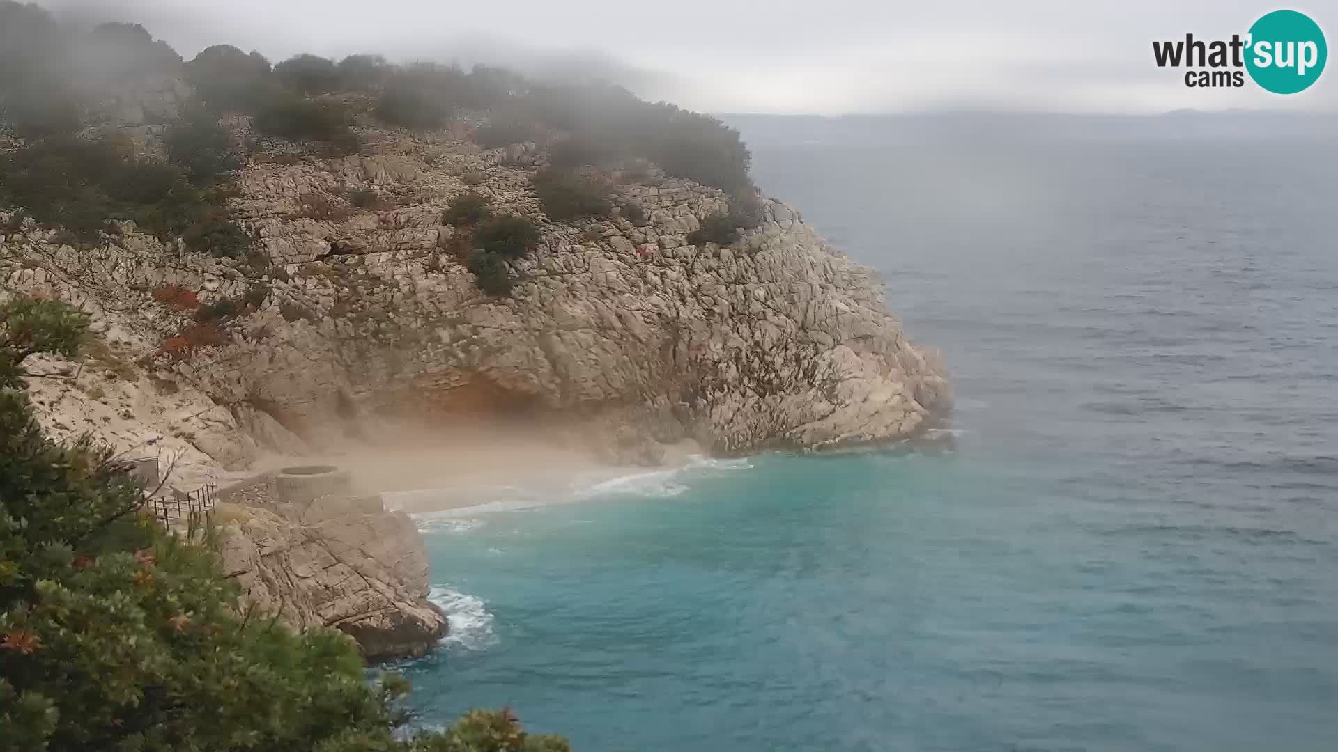 Webcam Bersezio spiaggia – Draga di Moschiena – Croazia