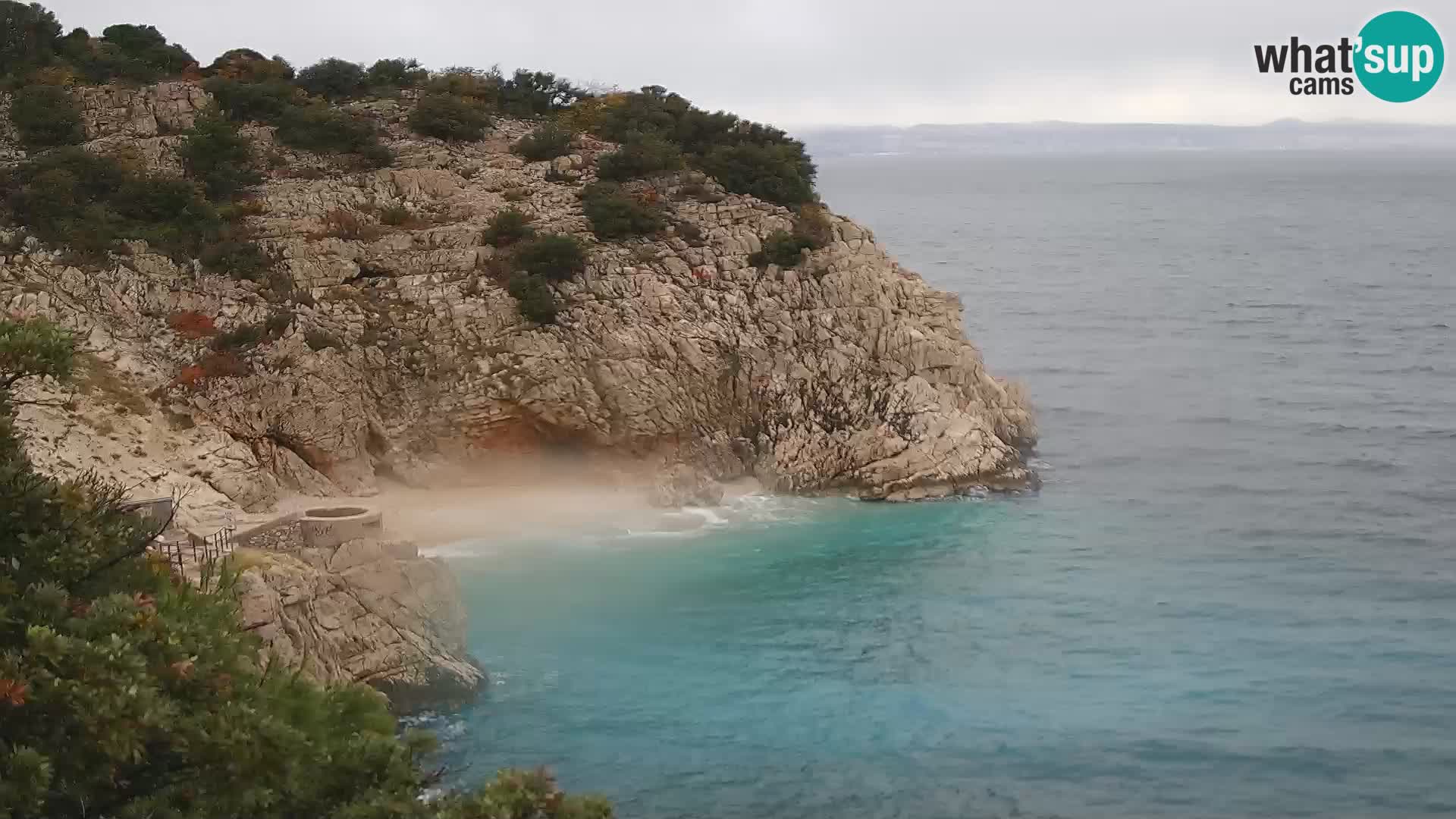 Web kamera plaže Brseč – Mošćenička Draga – Hrvatska