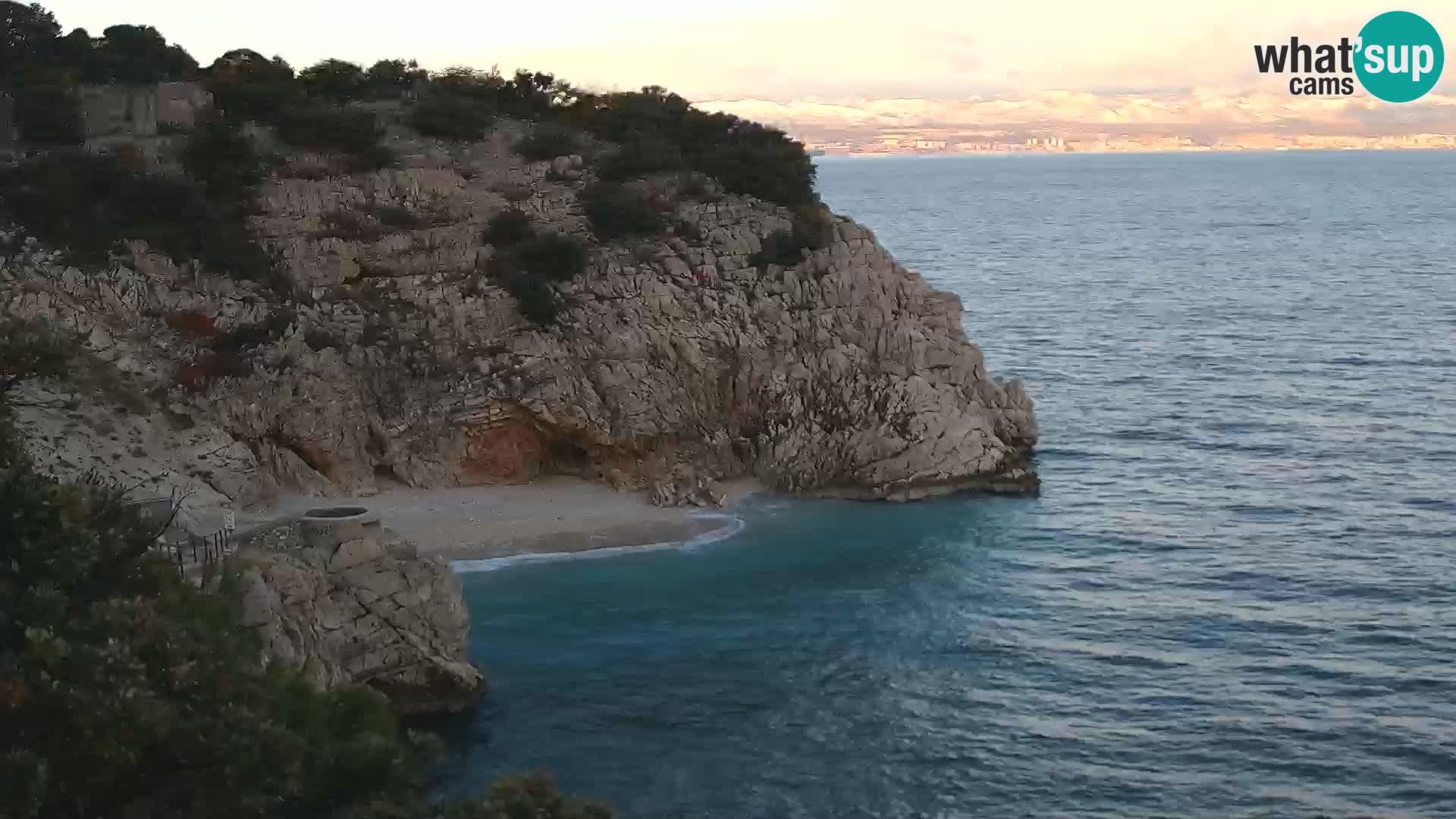 Webcam Bersezio spiaggia – Draga di Moschiena – Croazia