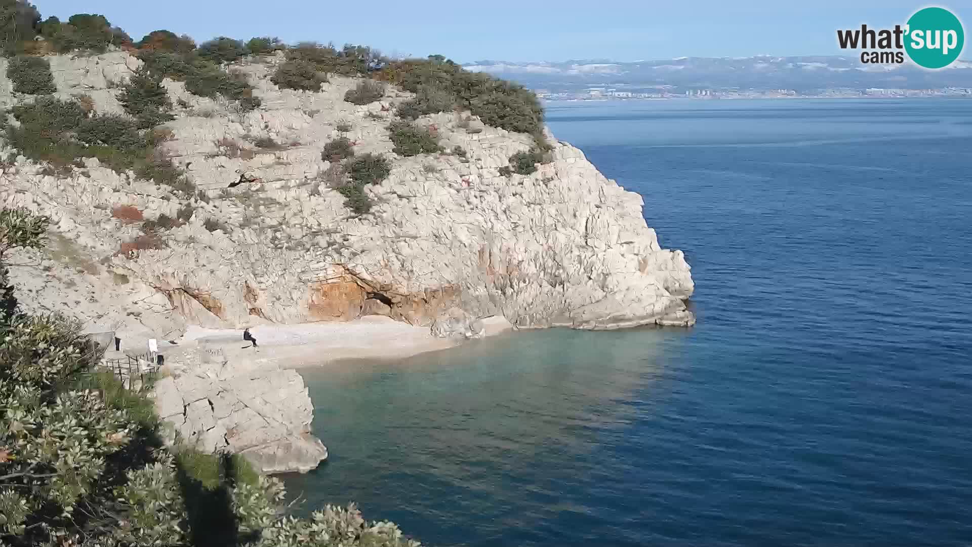 Webcam Brseč Strand – Mošćenička Draga – Kroatien