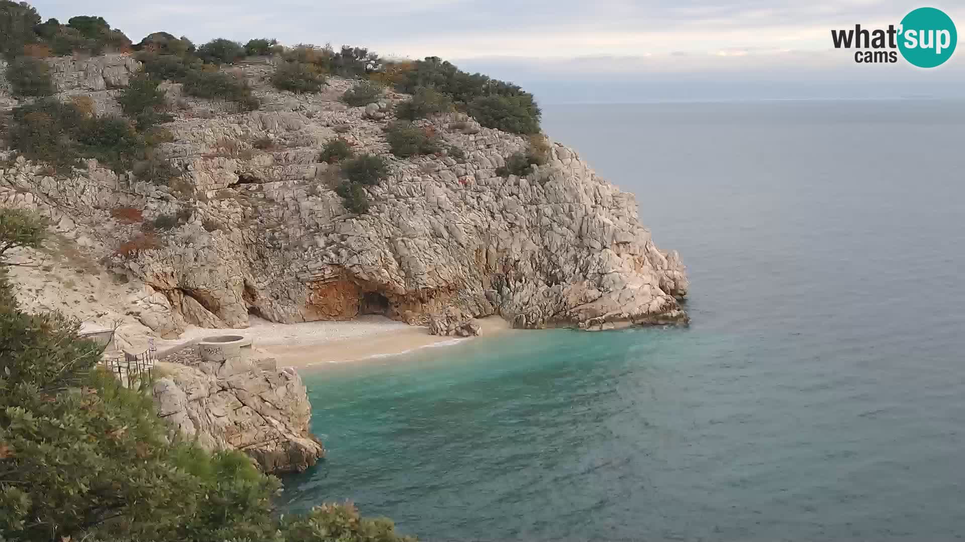 Web kamera plaže Brseč – Mošćenička Draga – Hrvatska