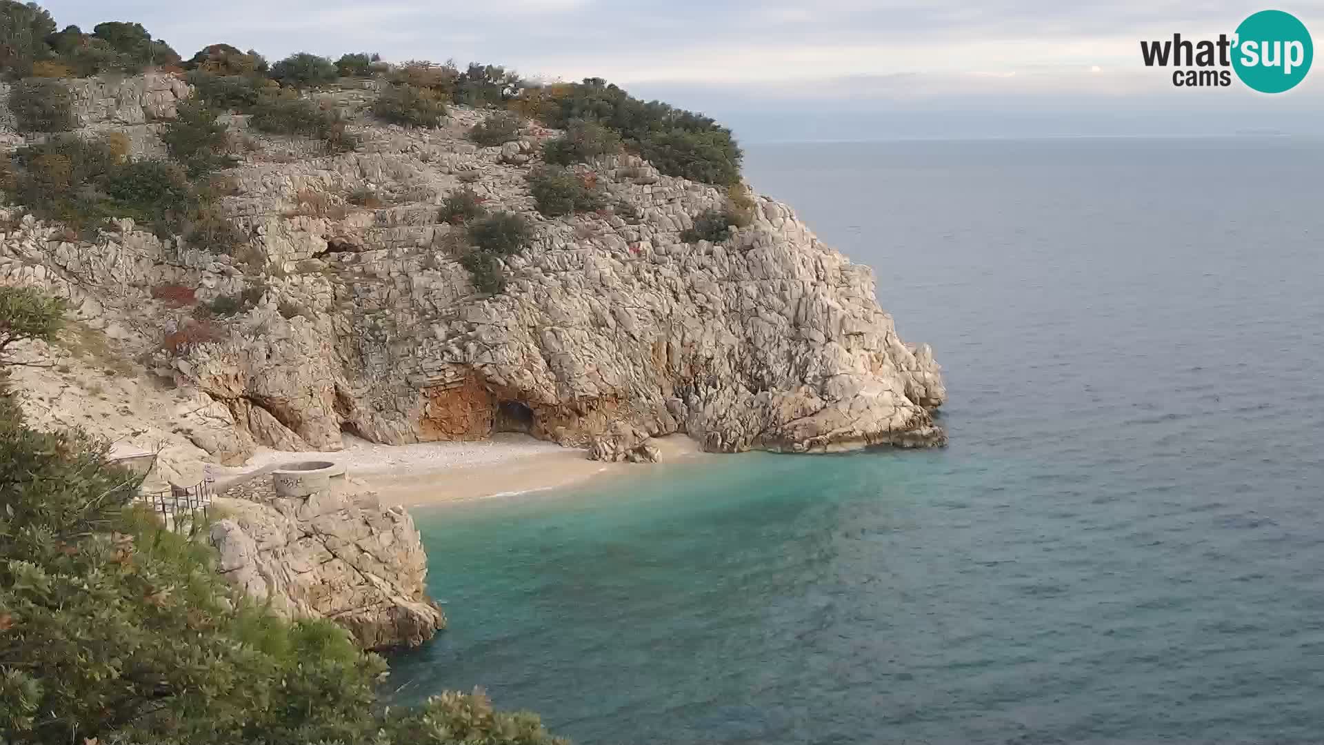 Web kamera plaže Brseč – Mošćenička Draga – Hrvatska